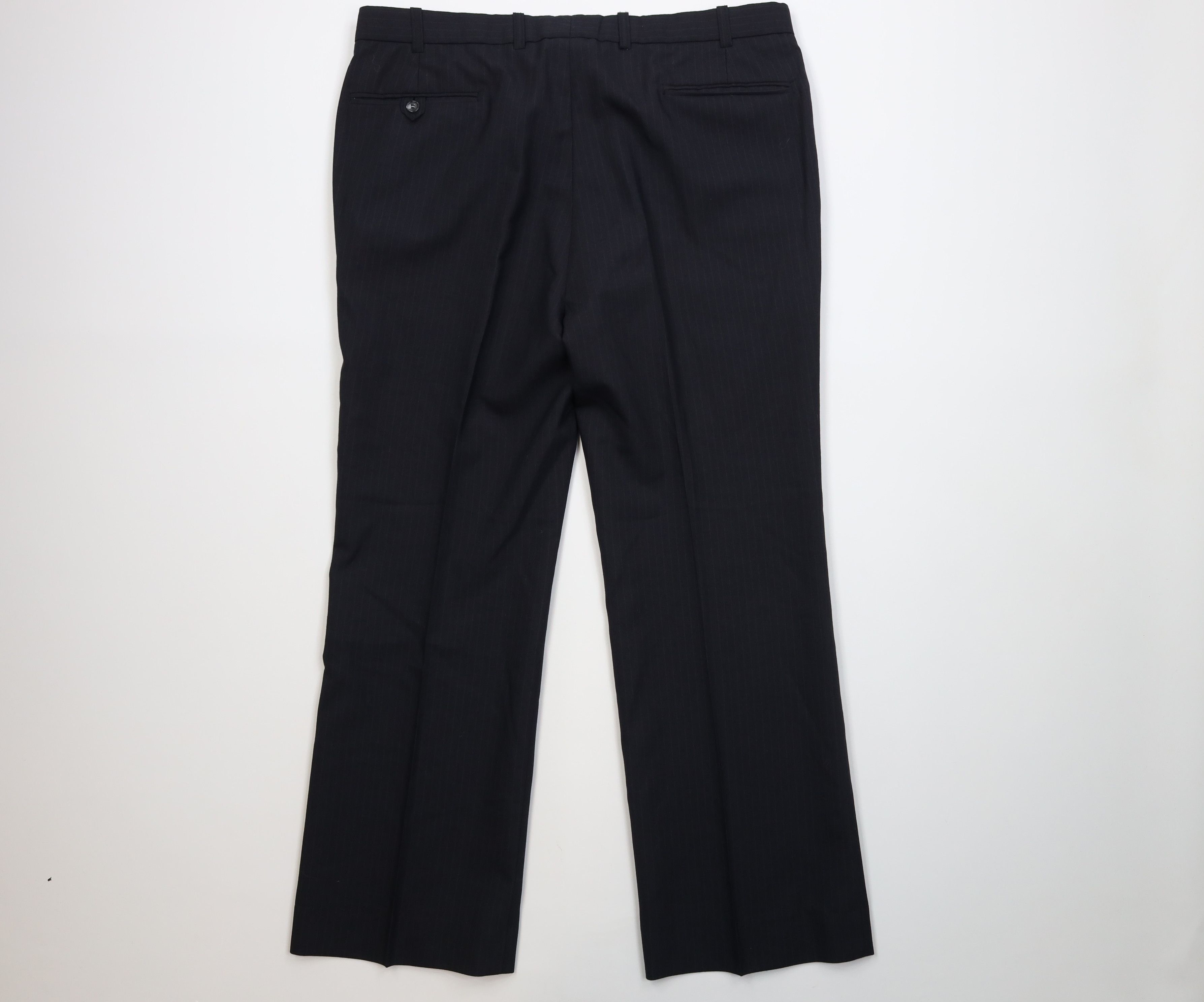 Vintage Vintage 70s Streetwear Pinstriped Wide Leg Chino Pants Size US 38 / EU 54 - 9 Thumbnail