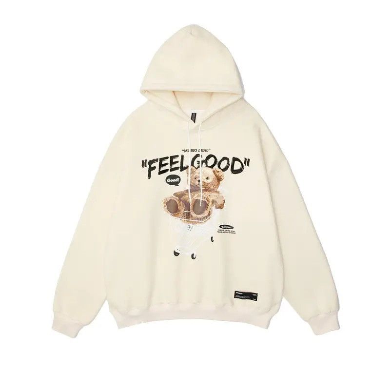 Japanese Brand × Other Streetwear Cartoon Style Teddy Bear Sweatshirt Hoodie Size US L / EU 52-54 / 3 - 1 Thumbnail