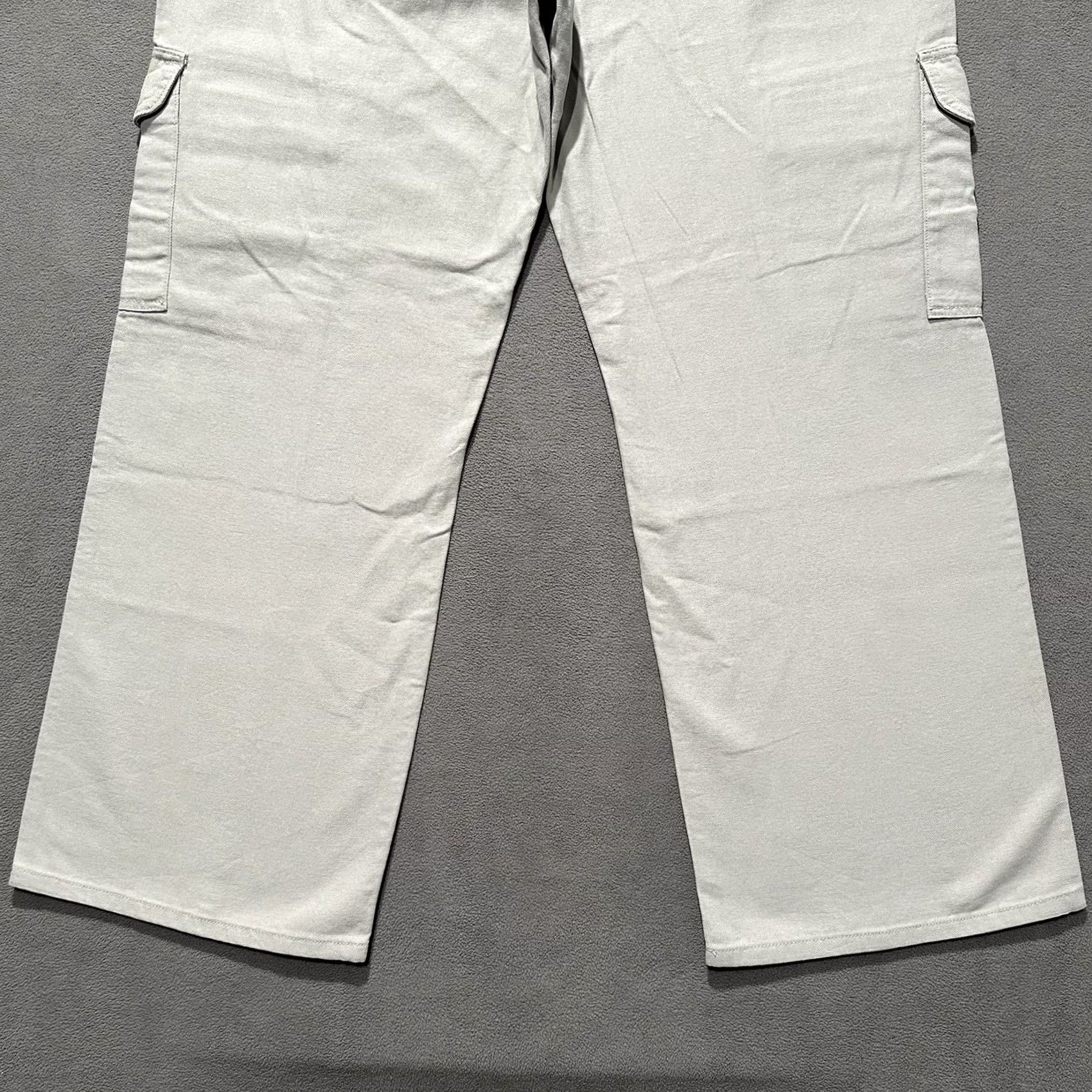 Aeropostale Aeropostale Pants Womens 2XL Beige Mid Rise Utility Cargo Pocket Wide Leg Size 28" / US 6 / IT 42 - 6 Thumbnail