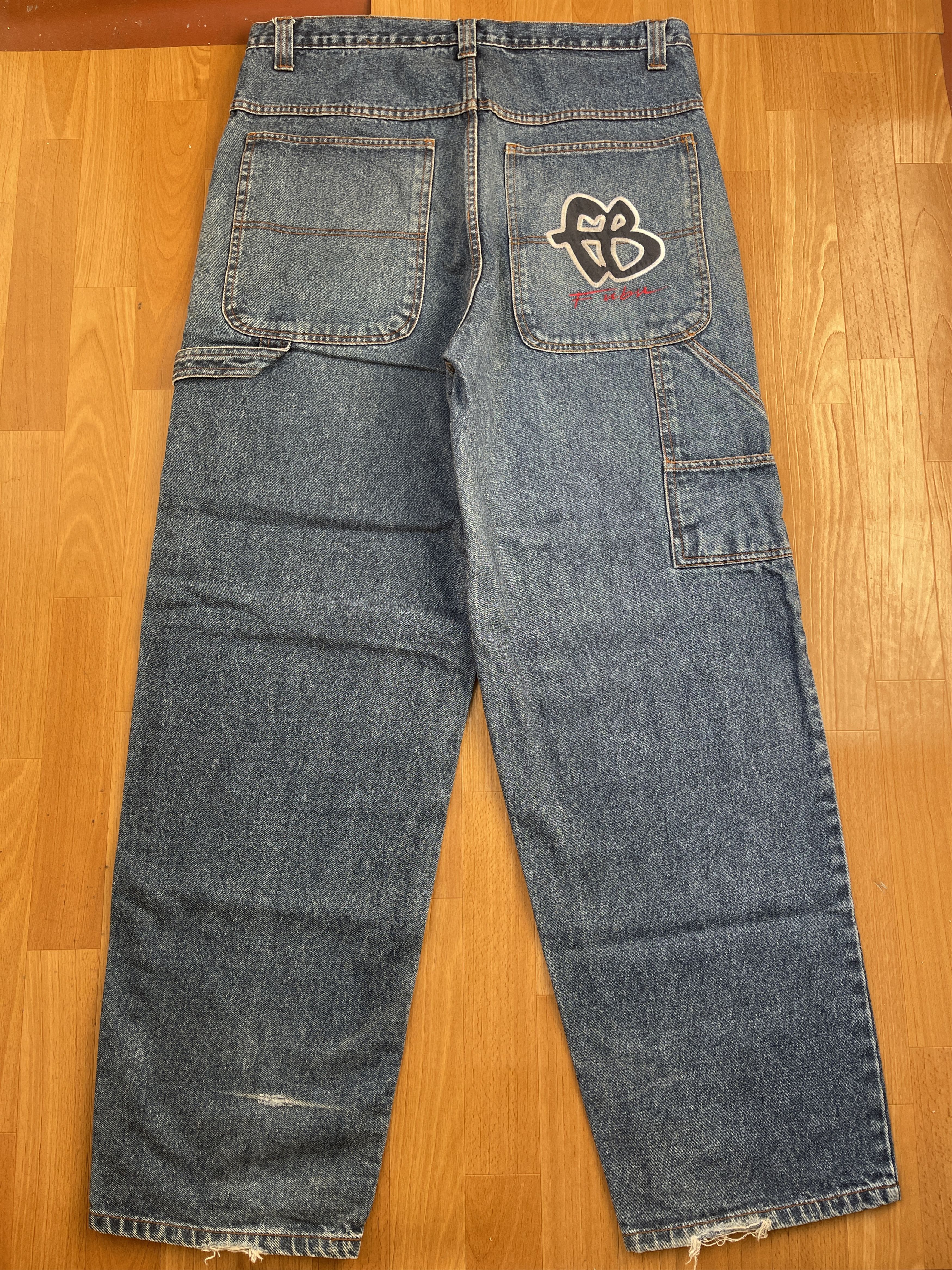 Fubu FUBU jeans, vintage baggy jeans, 90s hip hop skater Y2K 38 Size US 38 / EU 54 - 1 Thumbnail