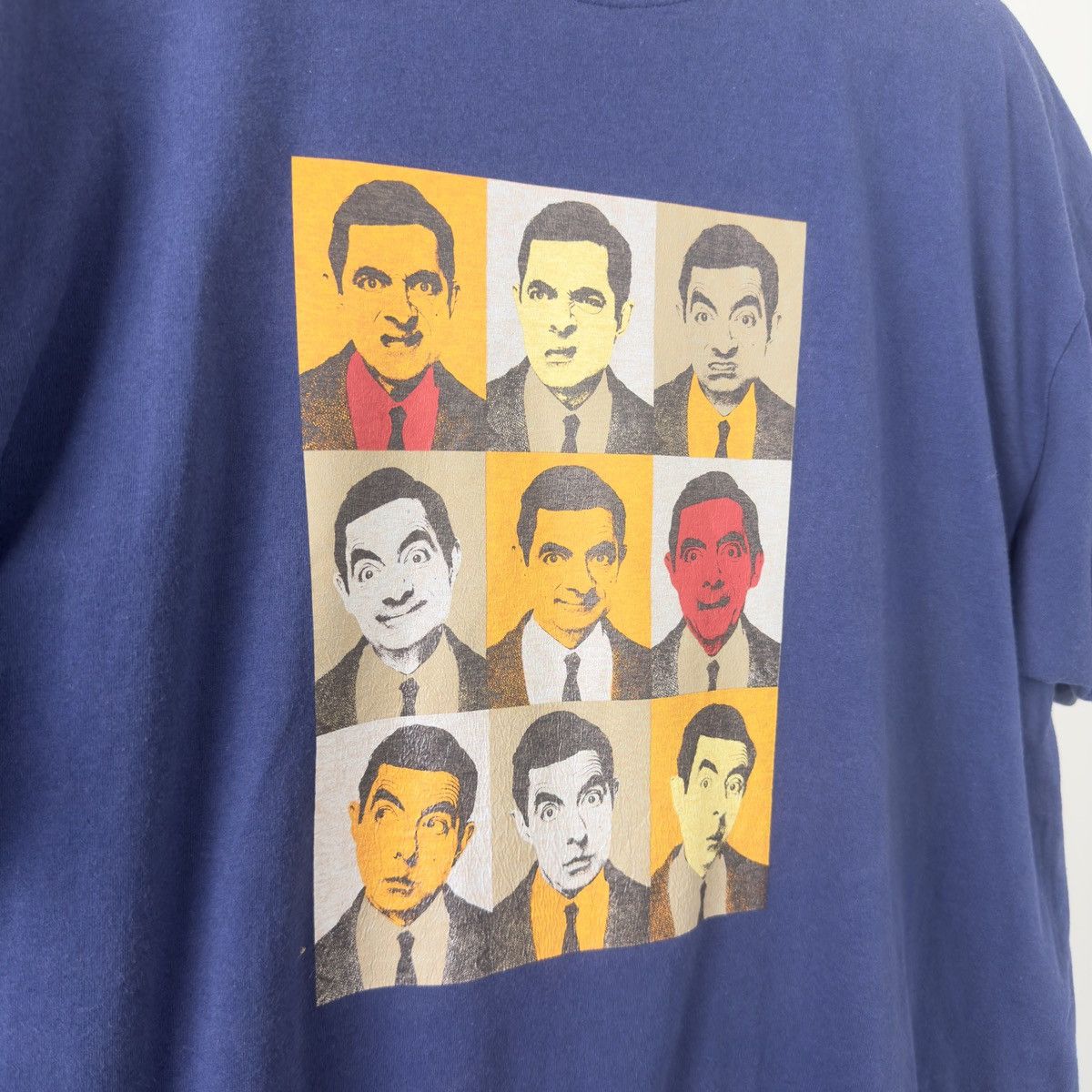 Vintage Vintage Mr. Bean Multi Face T-shirt Rare Humor Series Tee Size US XL / EU 56 / 4 - 4 Thumbnail