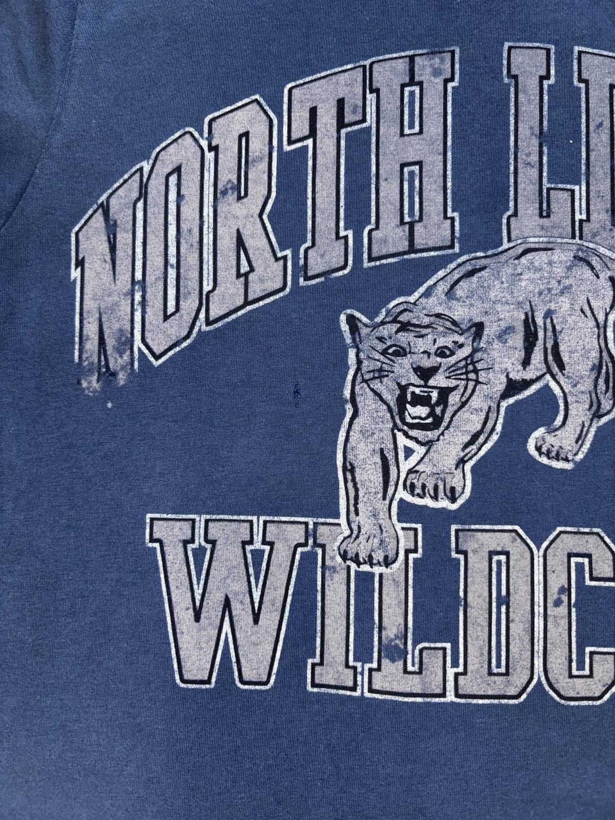 Designer North Lincoln Wildcats Graphic Tee - Blue Size M / US 6-8 / IT 42-44 - 4 Thumbnail