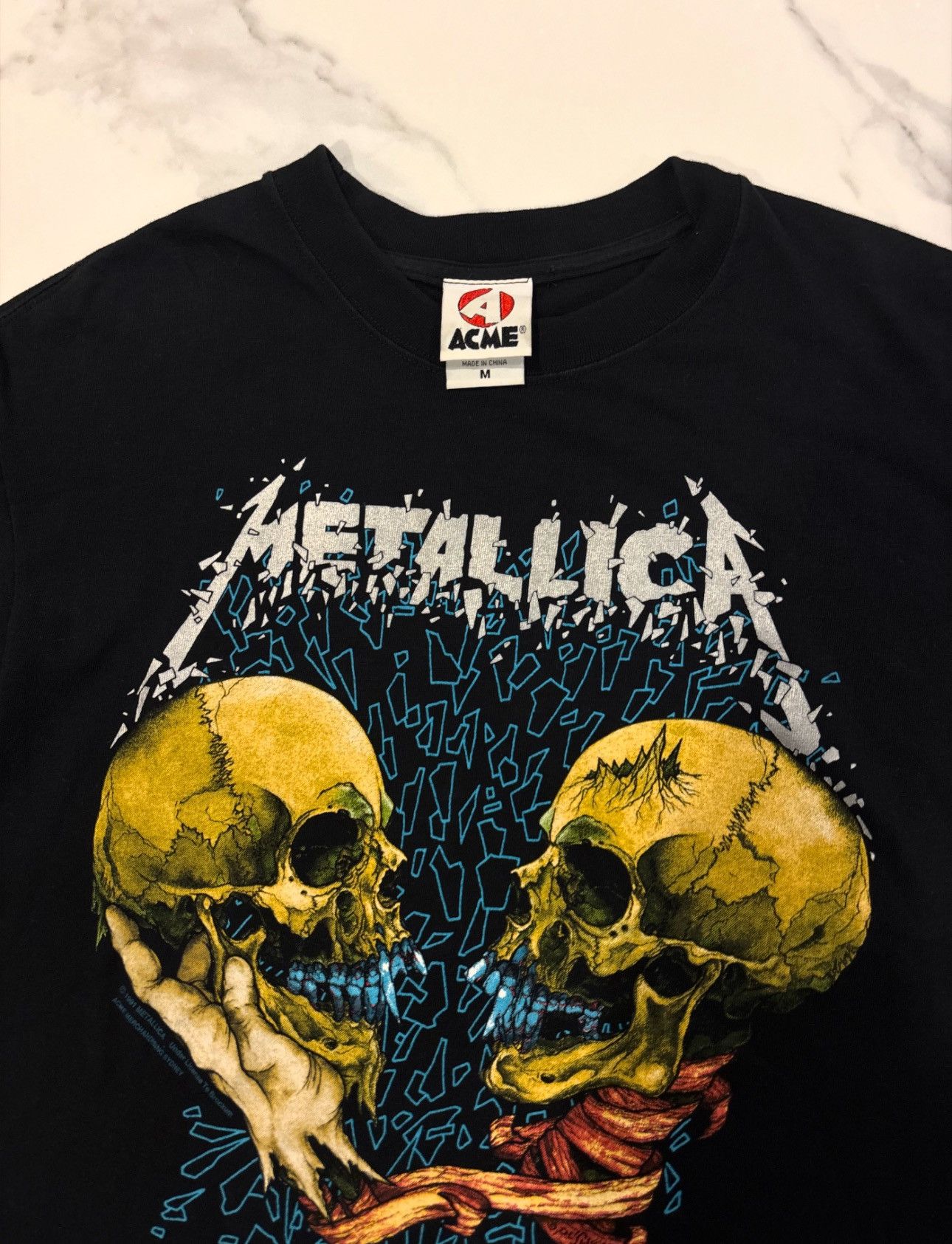 Acme Clothing Vintage Metallica 1991 band music t shirt Acme tag size M Size US M / EU 48-50 / 2 - 3 Thumbnail