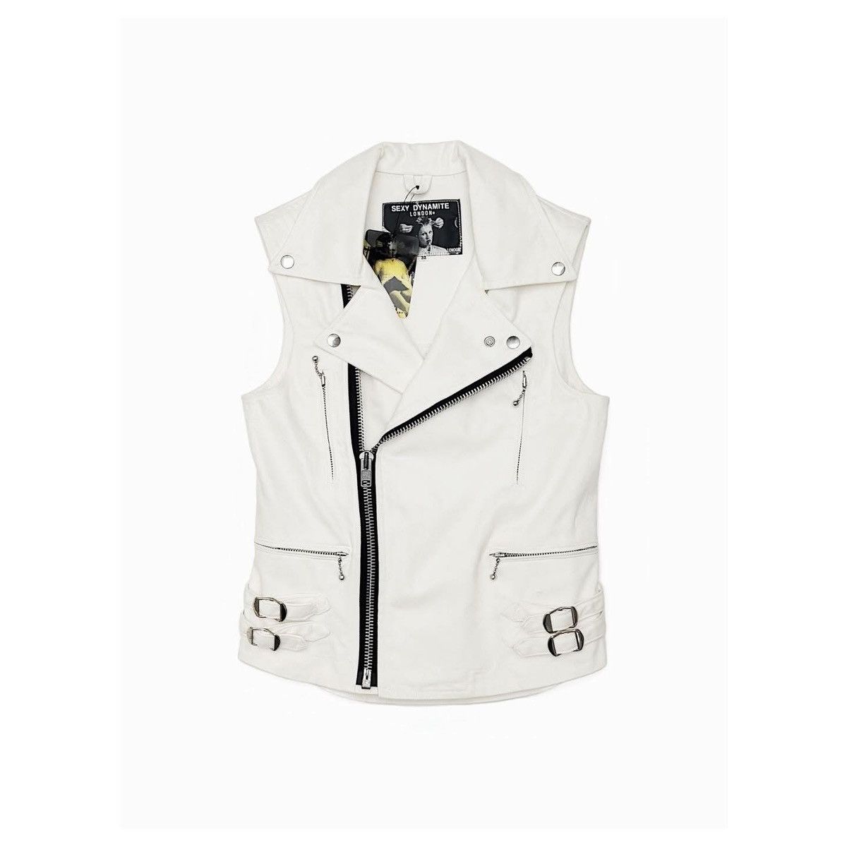 Seditionaries Sexy Dinamite London Double collar punk west jacket Size S / US 4 / IT 40 - 1 Thumbnail