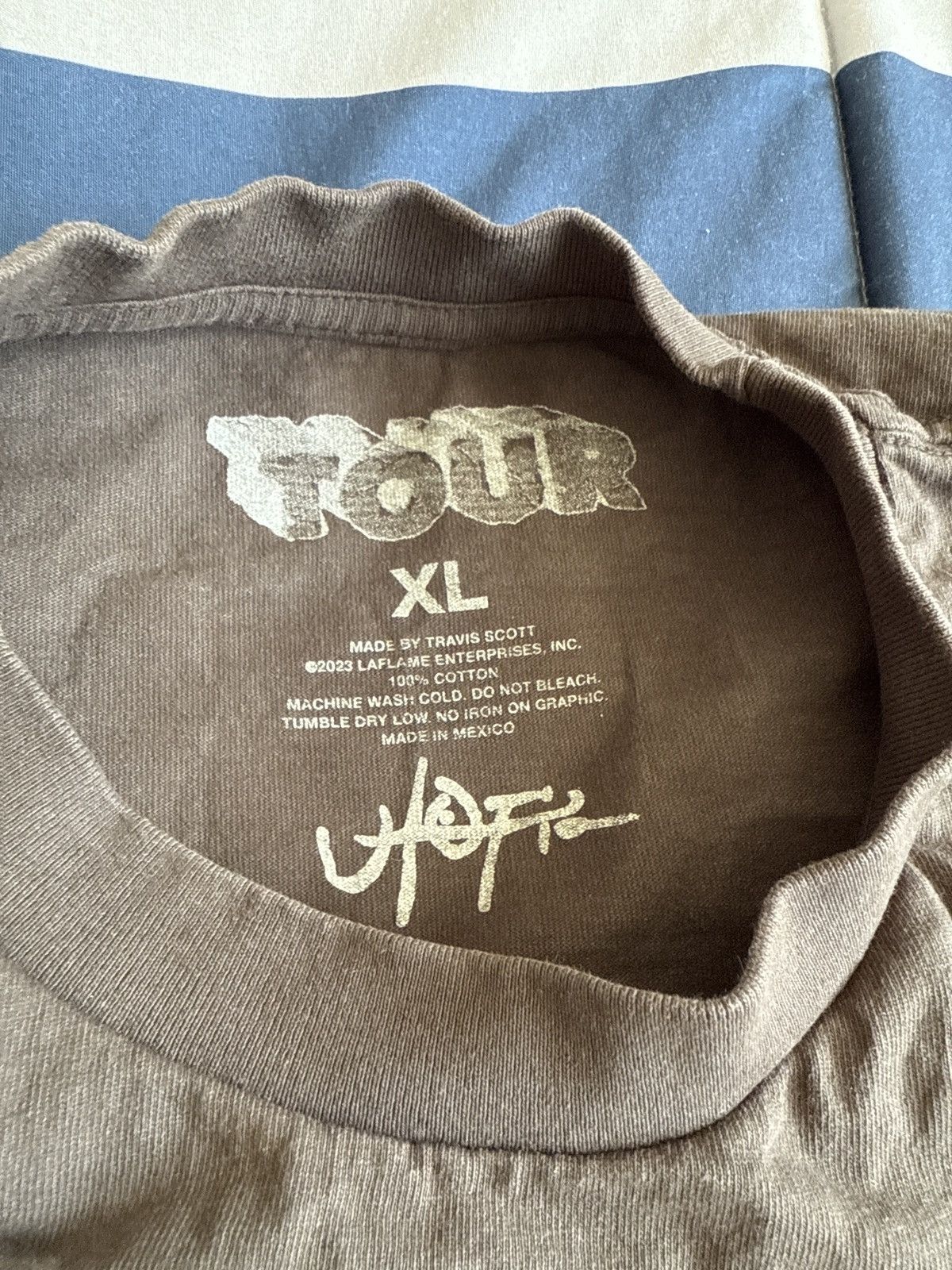 Travis Scott Travis Scott Utopia Tour Heavy Cotton Shirt Las Vegas Excl Size US XL / EU 56 / 4 - 3 Thumbnail