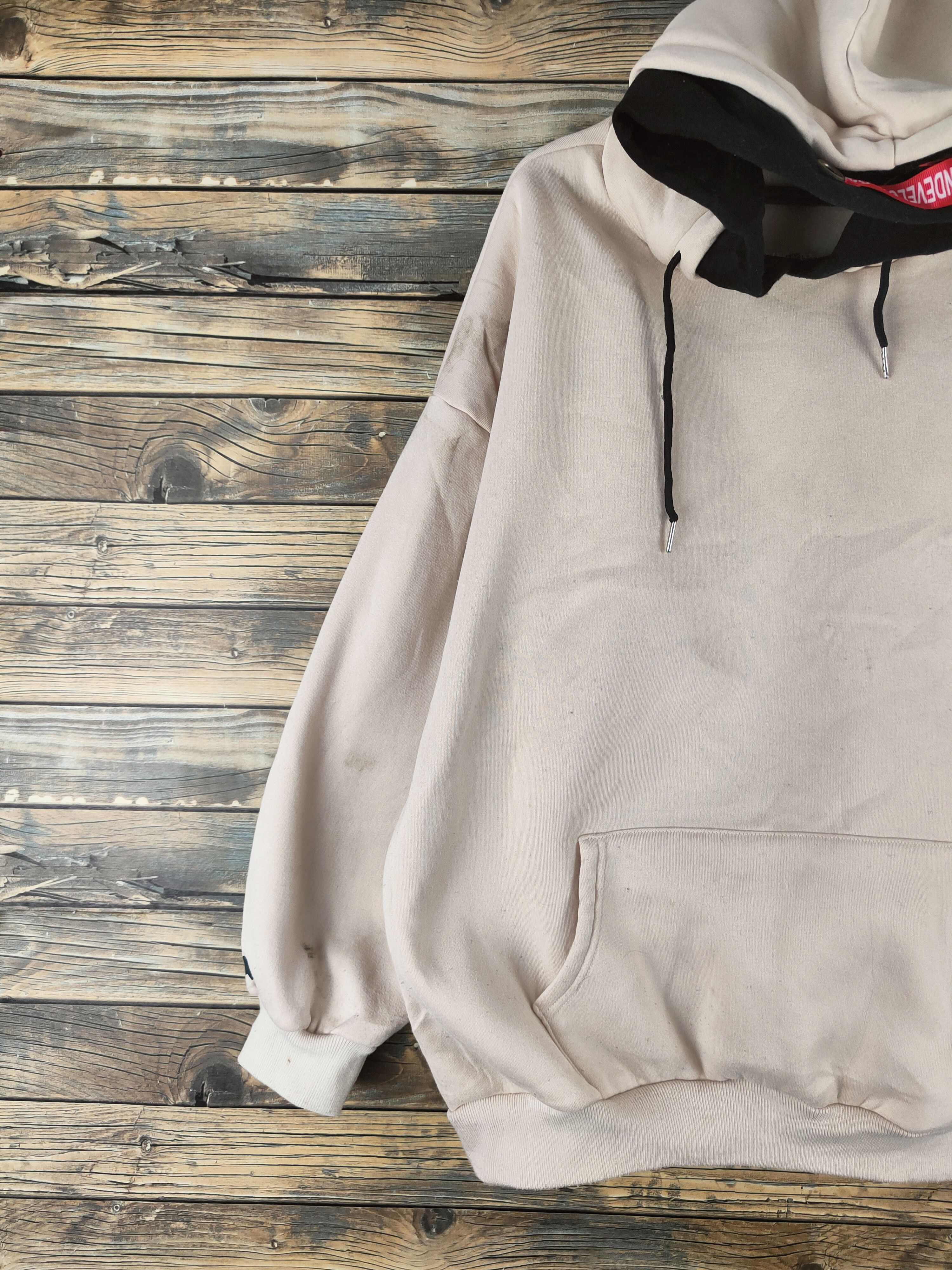 Japanese Brand Hot 🔥 Stuff 🔥 Cocomomo Beige Hoodie Sweatshirts Size US XL / EU 56 / 4 - 3 Thumbnail