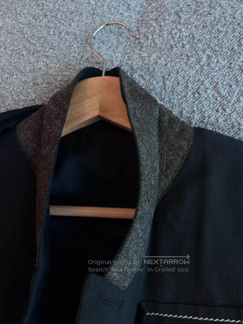 Rick Owens Rick Owens Black Blazer with Wool Collar. Size US L / EU 52-54 / 3 - 3 Thumbnail
