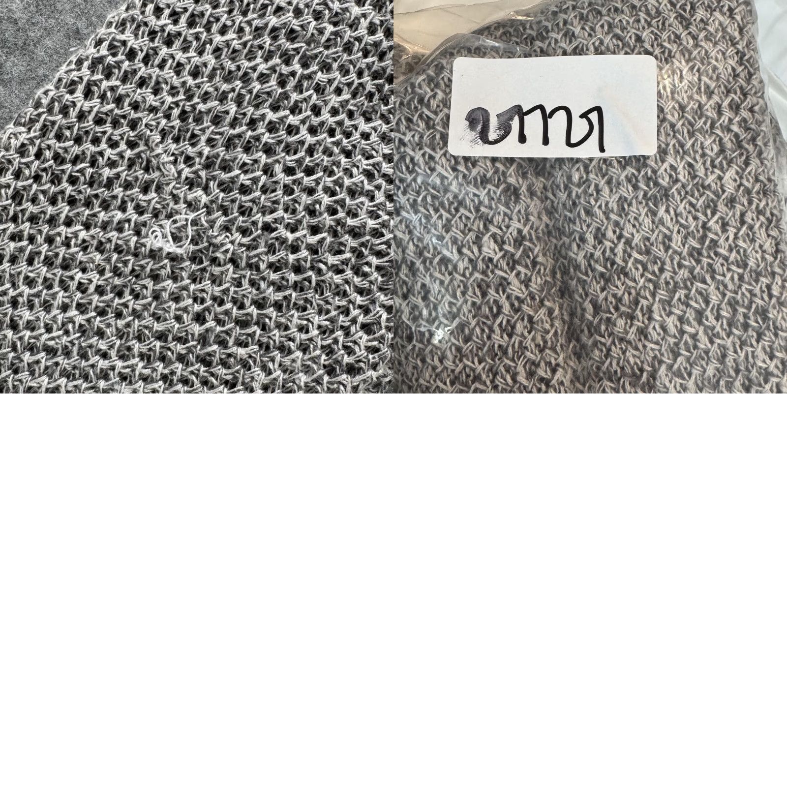 Eileen Fisher Sweater Womens XS Gray Open Knit Fringe Hem Pullover L