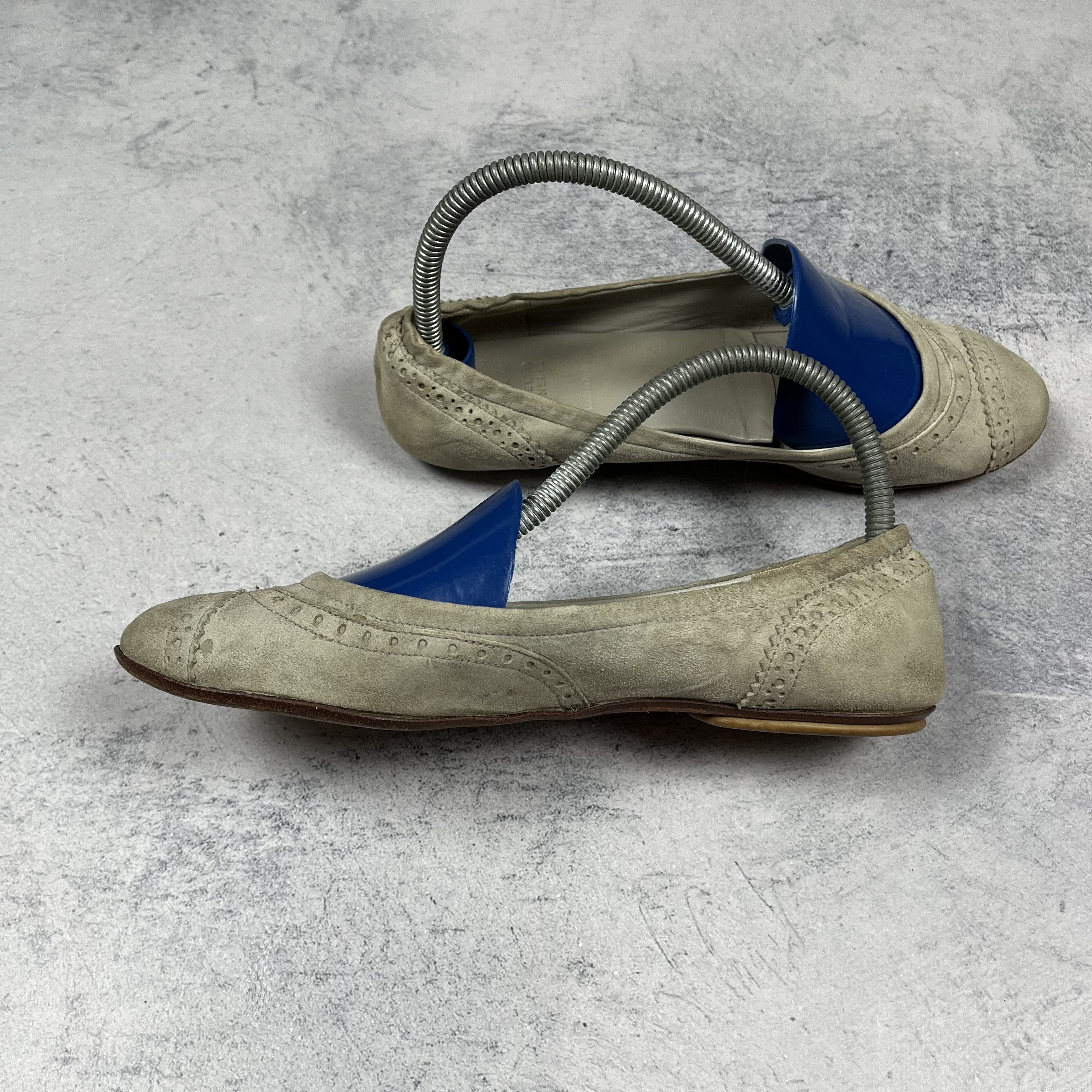 Brunello Cucinelli Ladies Brunello Cucinelli Monili Toe Suede Ballet Flats Size US 6.5 / IT 36.5 - 3 Thumbnail