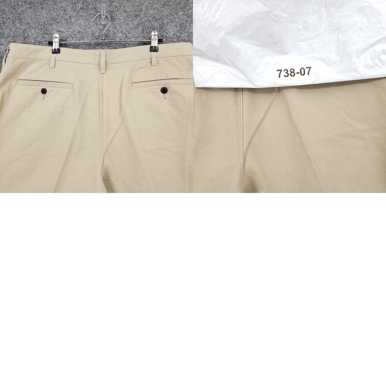 Dockers DOCKERS Beige 40 Slim/Regular Chino Shorts Men Flat Front Zip Fly Twill Pocket Bermuda Casual Workwear Beach Outdoor Size US 40 / EU 56 - 10 Thumbnail