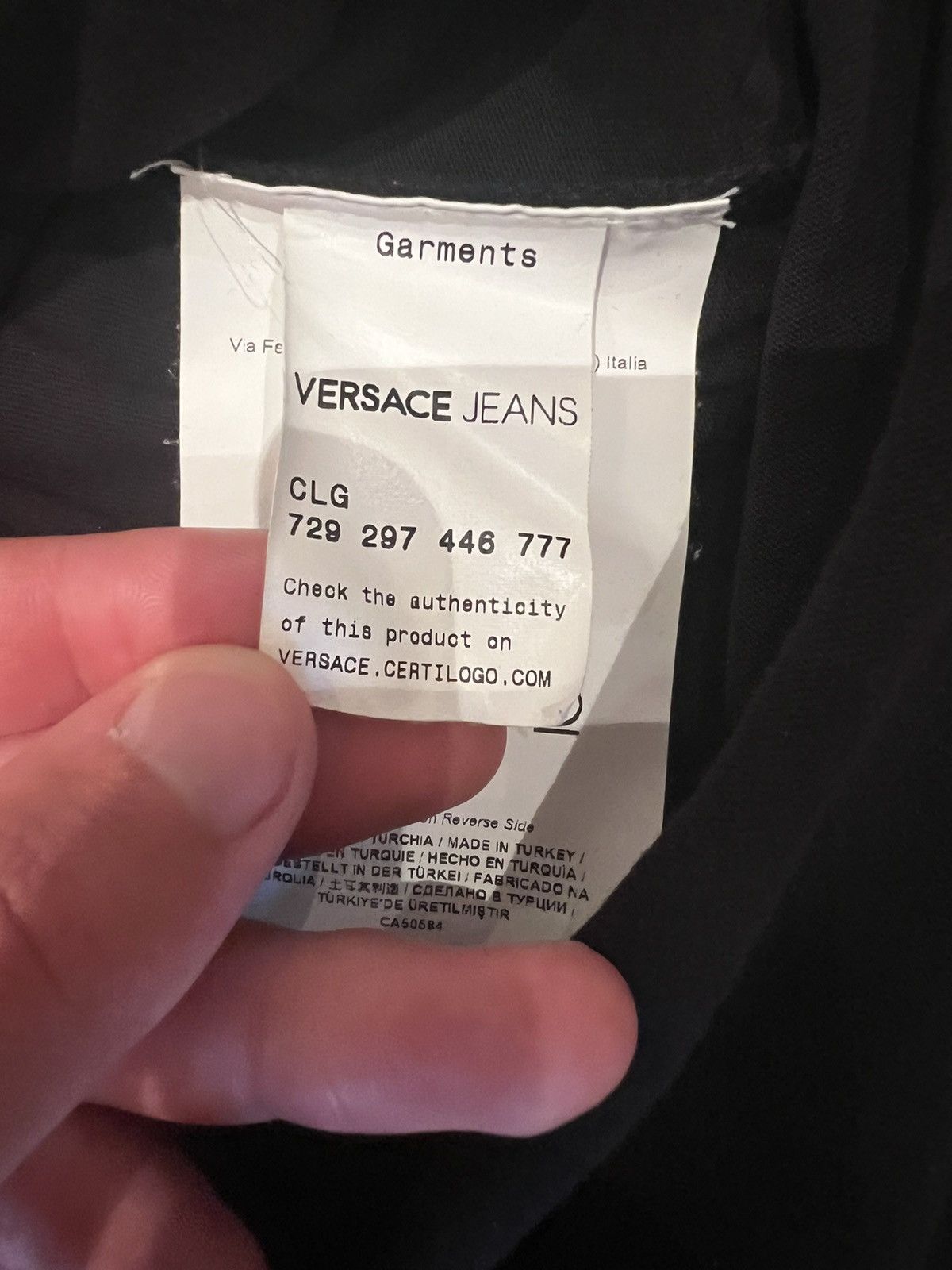 Versace Jeans Couture Versace Jeans long sleeve t-shirt Size US M / EU 48-50 / 2 - 3 Thumbnail