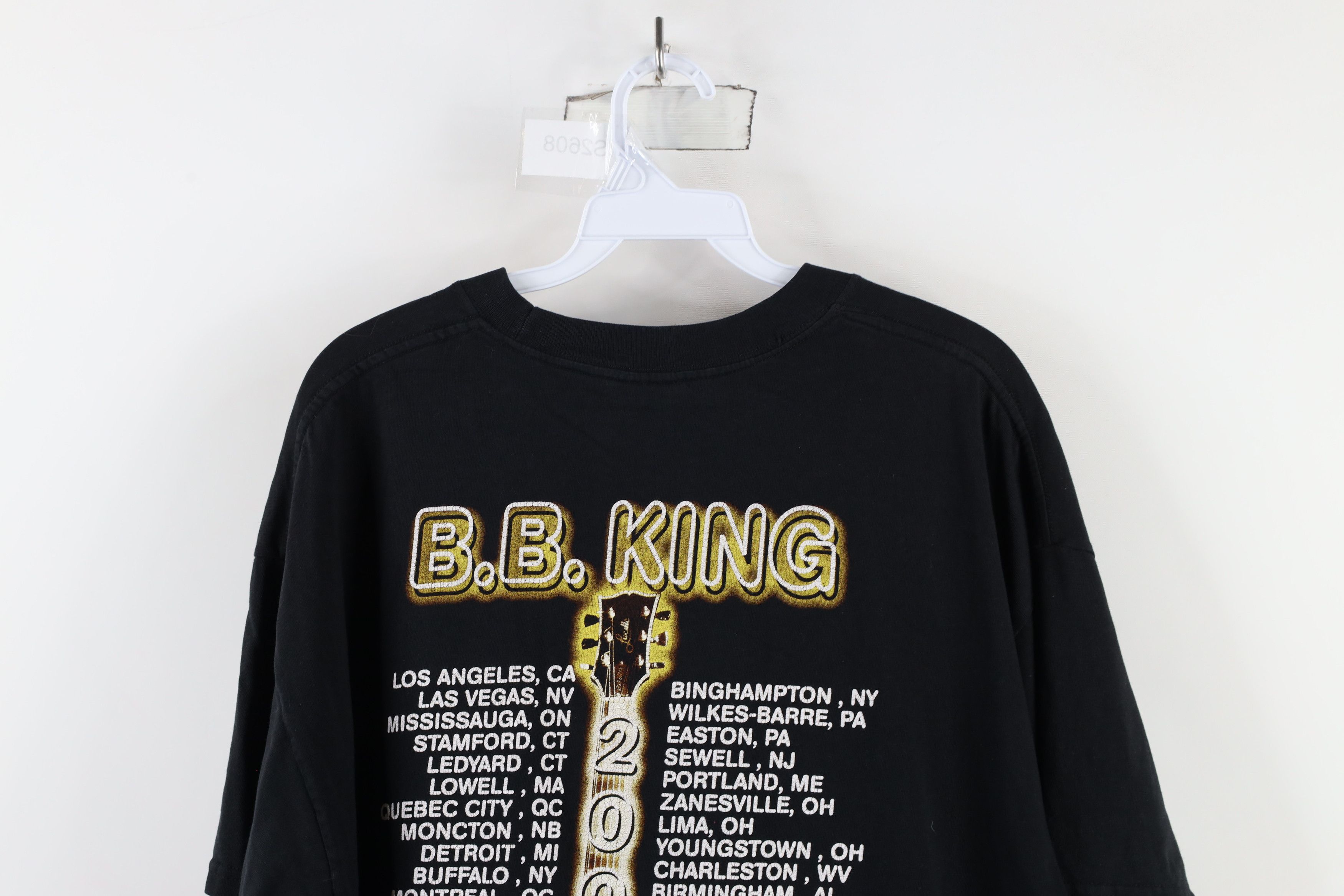 Vintage Vintage Y2K 2002 Tour BB King Blues Music Band T-Shirt Black Size US XL / EU 56 / 4 - 9 Thumbnail