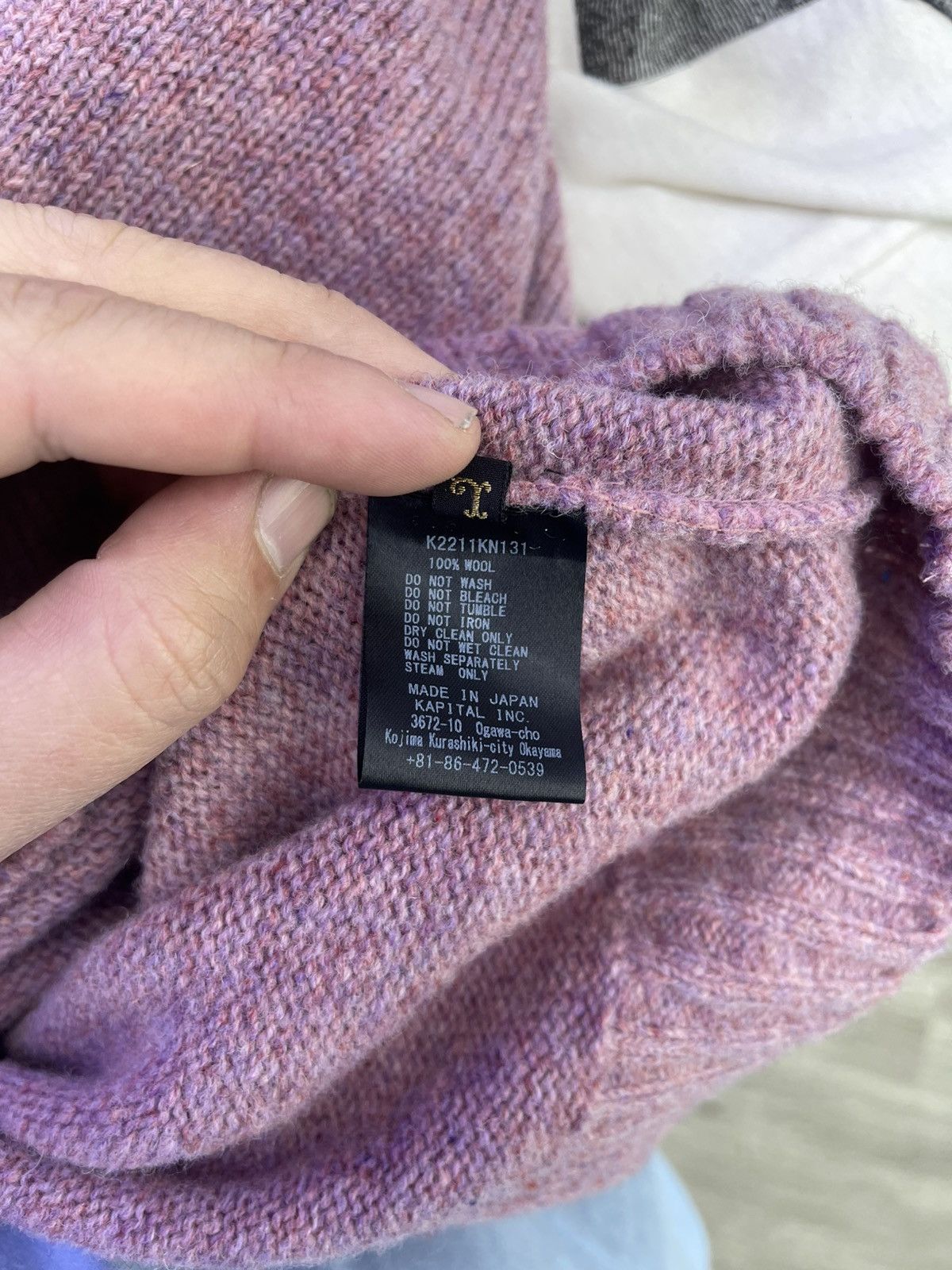 Kapital Kapital Skeleton crewneck knit pink Size US L / EU 52-54 / 3 - 4 Thumbnail