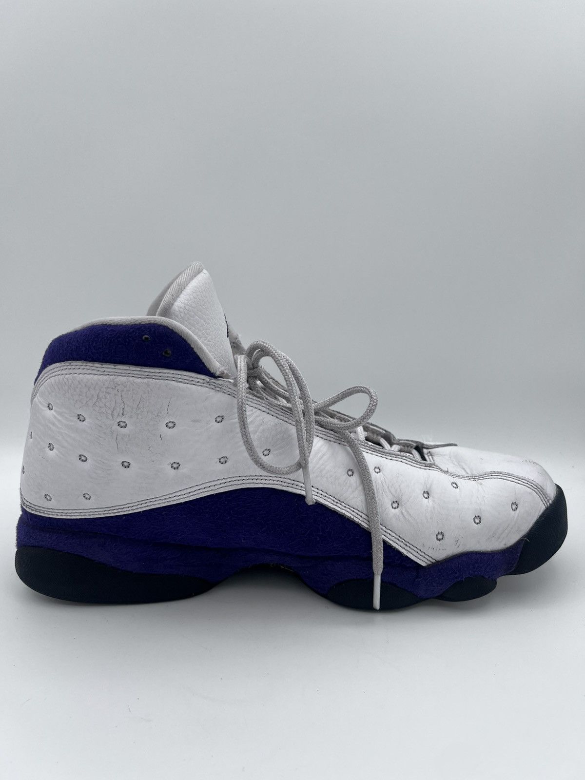Jordan Brand Nike Air Jordan 13 Lakers Men Size 13 414571-105 White Black Size US 13 / EU 46 - 8 Thumbnail
