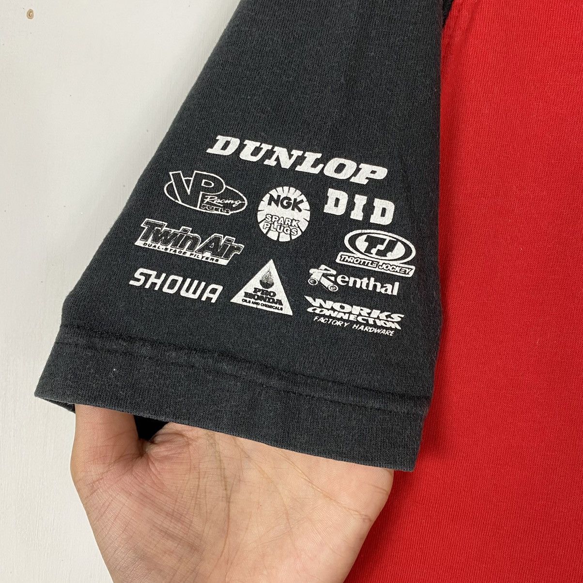 Fox Racing × Honda × Vintage Vintage 90's HONDA RACING Logo Graphic Tee Size US L / EU 52-54 / 3 - 5 Thumbnail