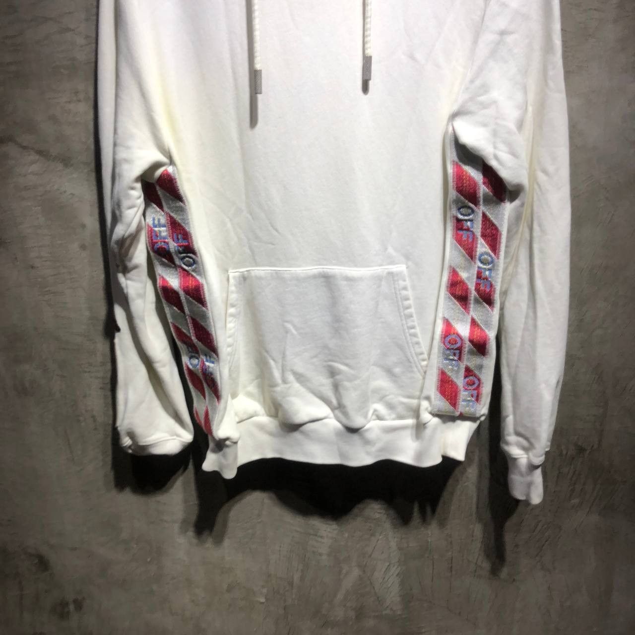 Off-White Off-White Side Tape Pull over hoodie Size US M / EU 48-50 / 2 - 2 Thumbnail