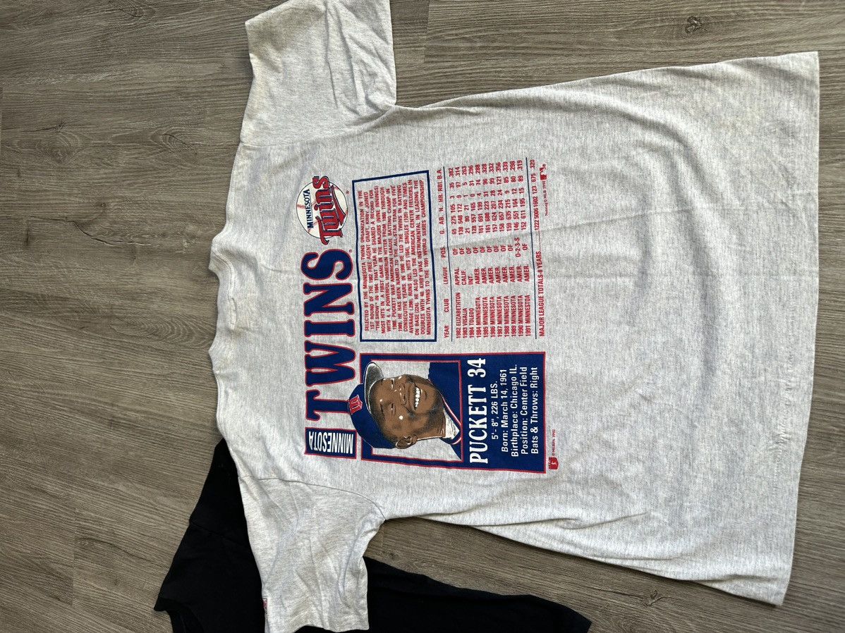 Nutmeg DSNWT 1992 Kirby Puckett Minnesota Twins Nutmeg Size US L / EU 52-54 / 3 - 4 Thumbnail