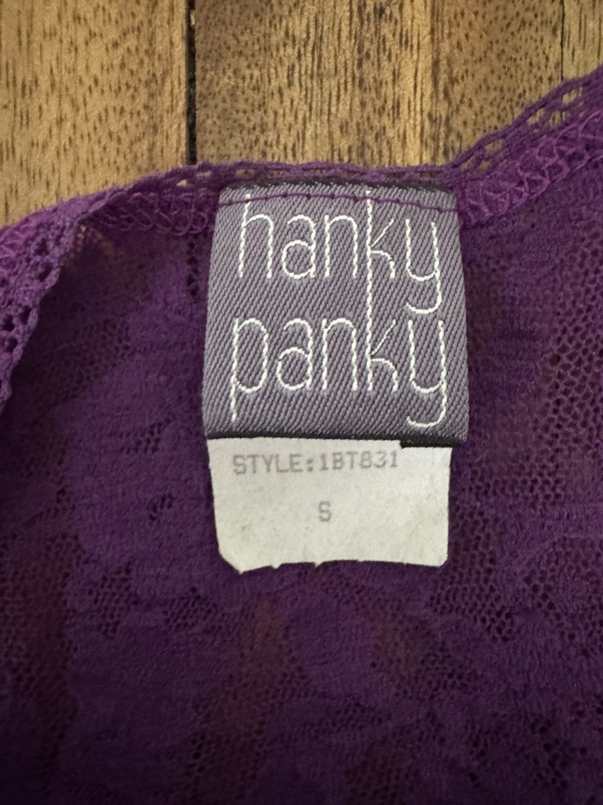 Designer × Other Hanky Panky Purple Lace Camisole Tank Top Sz S Size S / US 4 / IT 40 - 2 Thumbnail