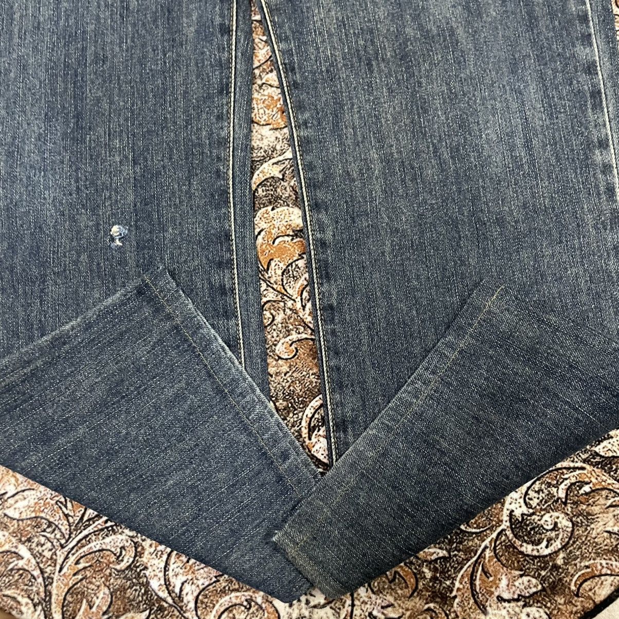 Edwin 🔥Vintage Edwin 403 Stoned Washed Ripped Denim Jeans Size US 35 - 7 Thumbnail