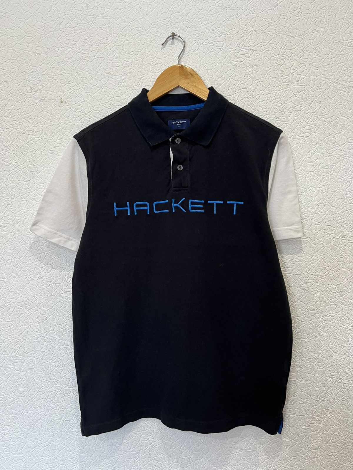 Hackett Vintage Hackett Black Polo T Shirt Classic Size US M / EU 48-50 / 2 - 1 Thumbnail