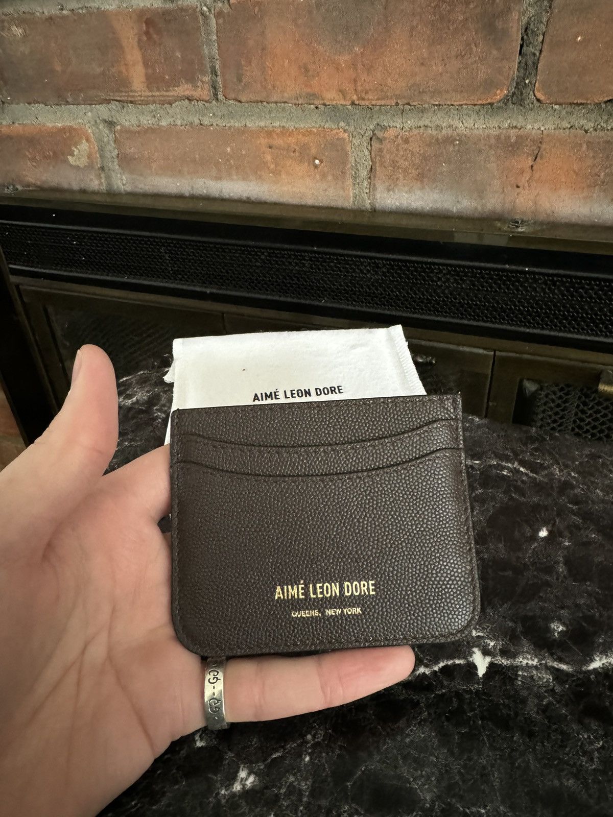 Leather Zip Wallet – Aimé Leon Dore
