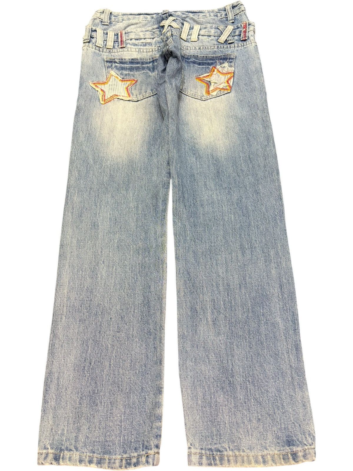 Issey Miyake Vintage Japanese Brand Faded Wash Distressed Jeans Size 29" - 2 Thumbnail