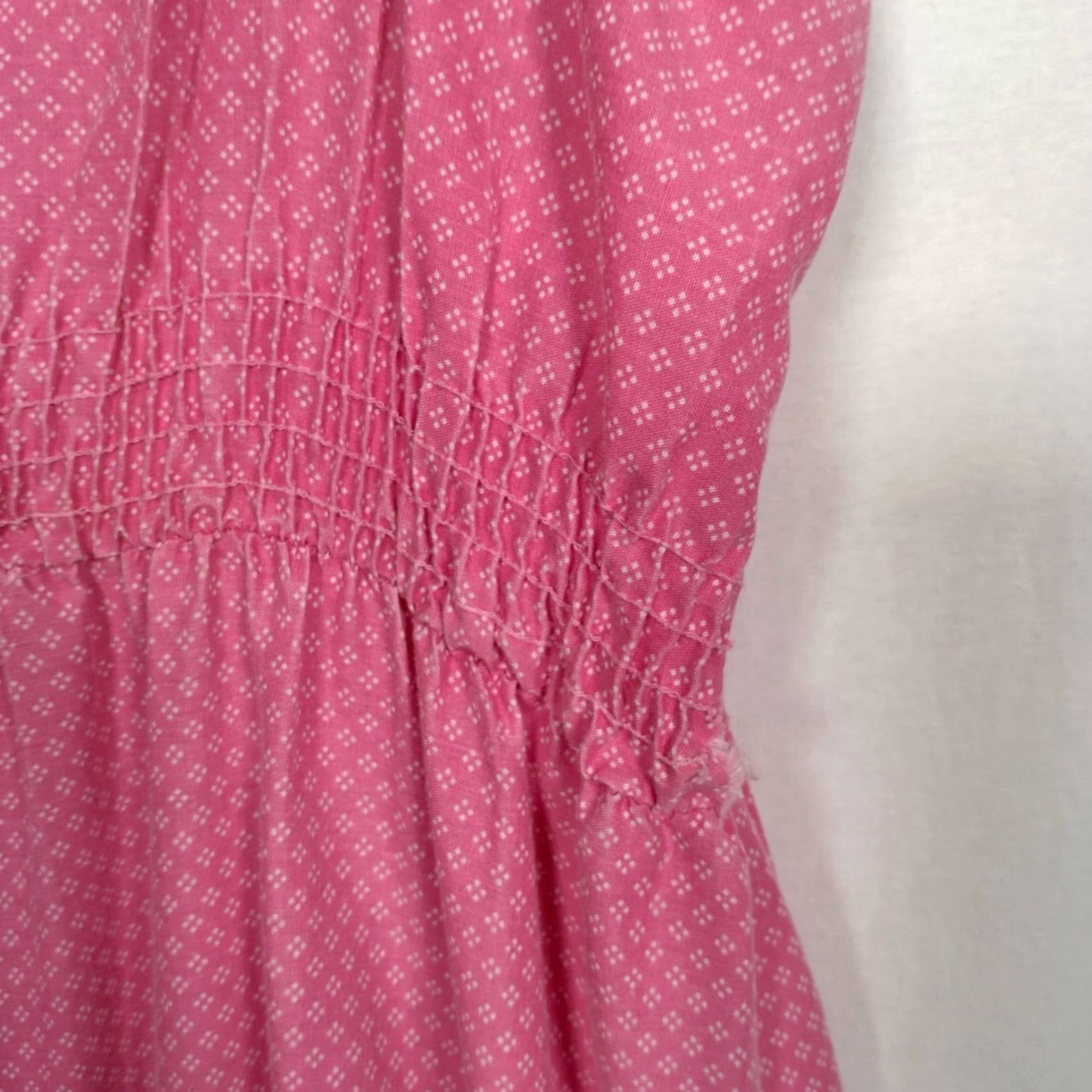 Vintage VINTAGE Peasant Sundress Pair 18 1/2 Sleeveless Blue Pink Lace Hippie Boho Maxi Midi Casual Women Plus Size Dresses Size XXL / US 16-18 / IT 52-54 - 7 Thumbnail