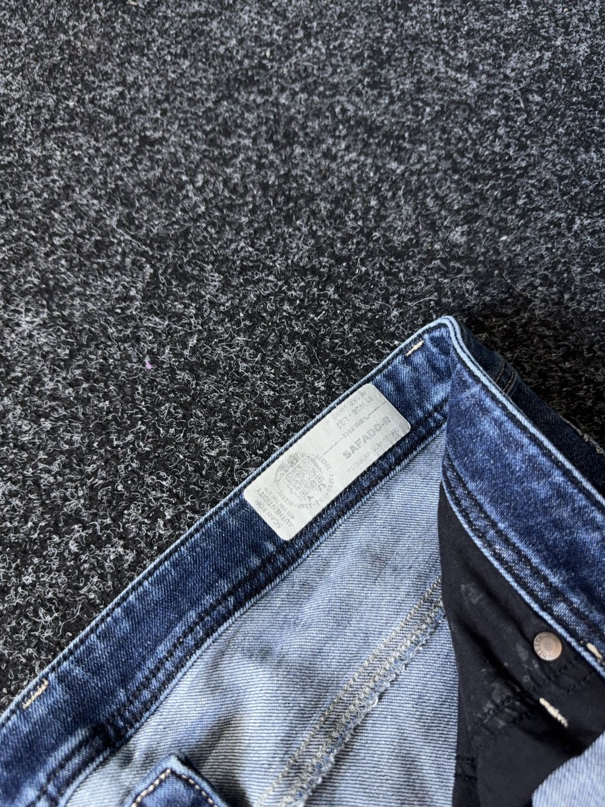 Diesel Luxury Avant Garde Diesel Safado-R Straight Jeans retro Size US 38 / EU 54 - 9 Thumbnail