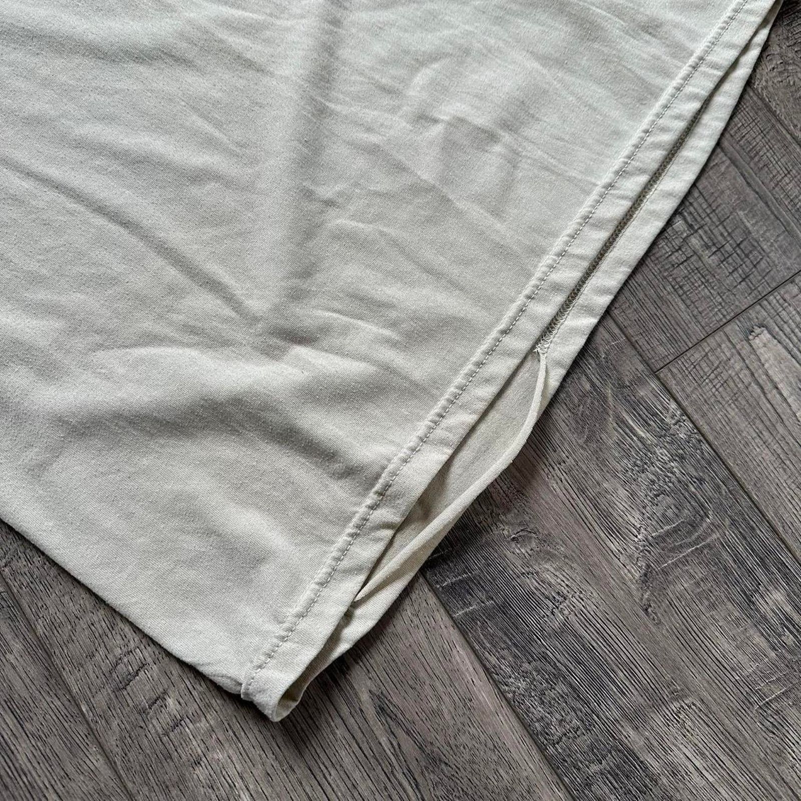 Vintage Perfect Vintage 90s Military Blank Tan Cream Basic Tee Shirt Size US M / EU 48-50 / 2 - 8 Thumbnail