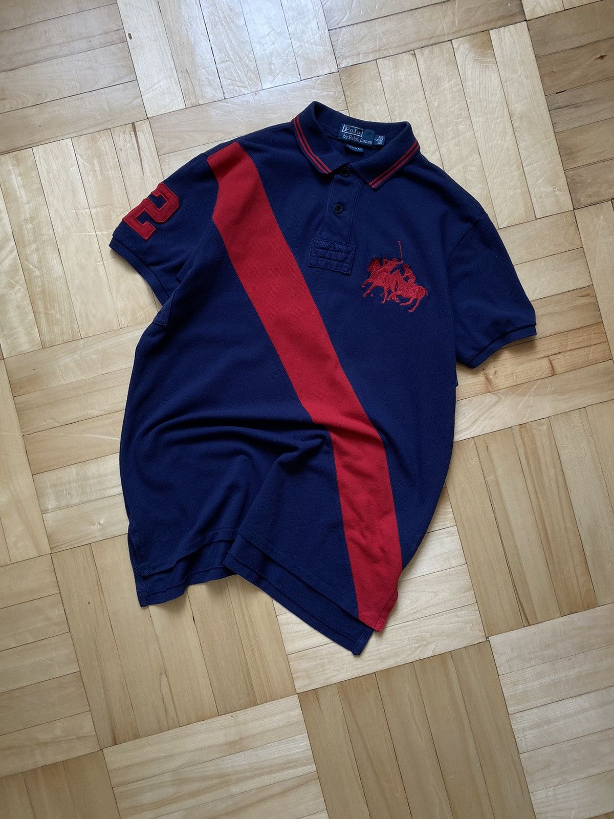 Polo Ralph Lauren × Vintage Vintage Polo Ralph Lauren Big Logo Shirt #2 Size US L / EU 52-54 / 3 - 3 Thumbnail