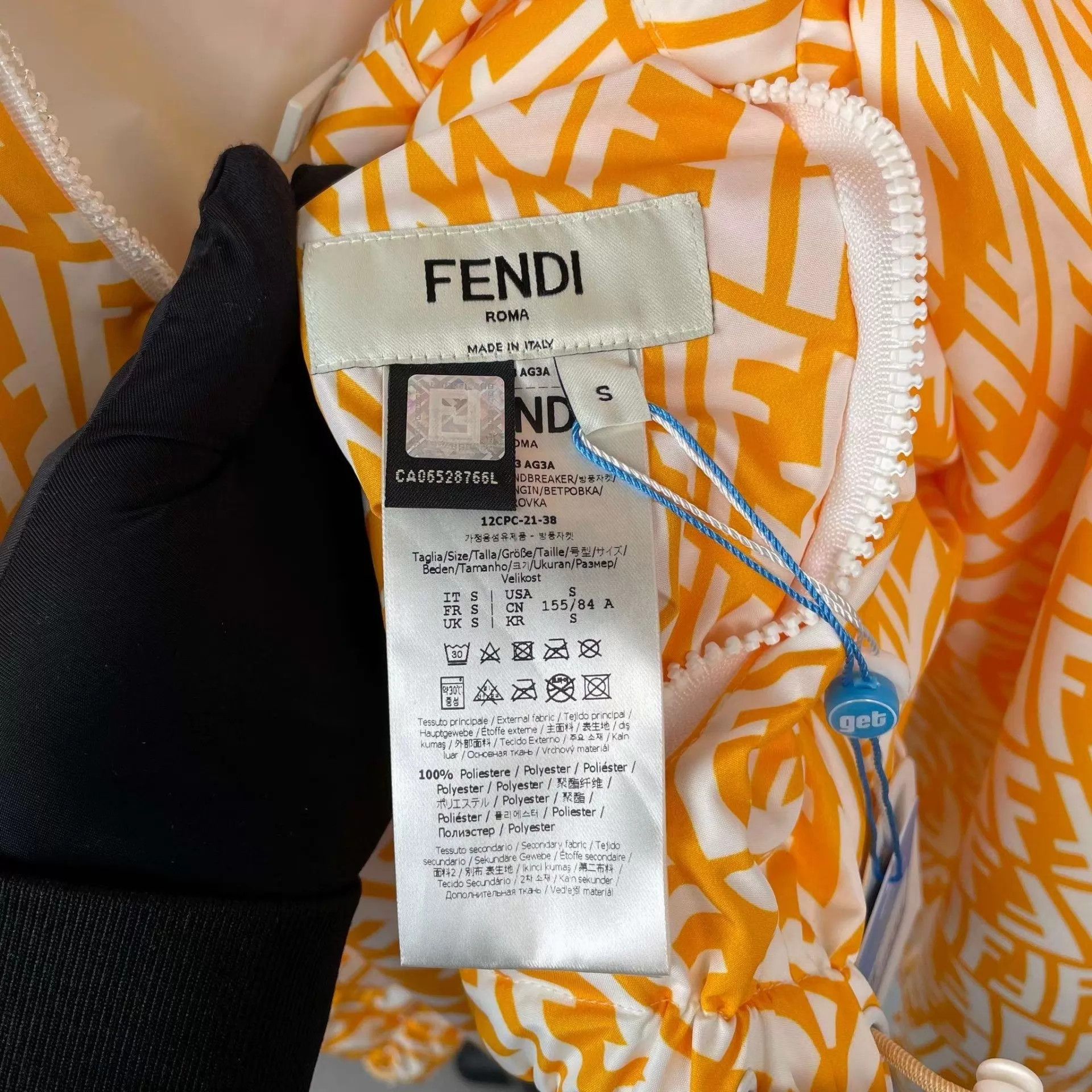 Fendi Fendi 98 new yellow light polyester jacket S Size S / US 4 / IT 40 - 5 Thumbnail