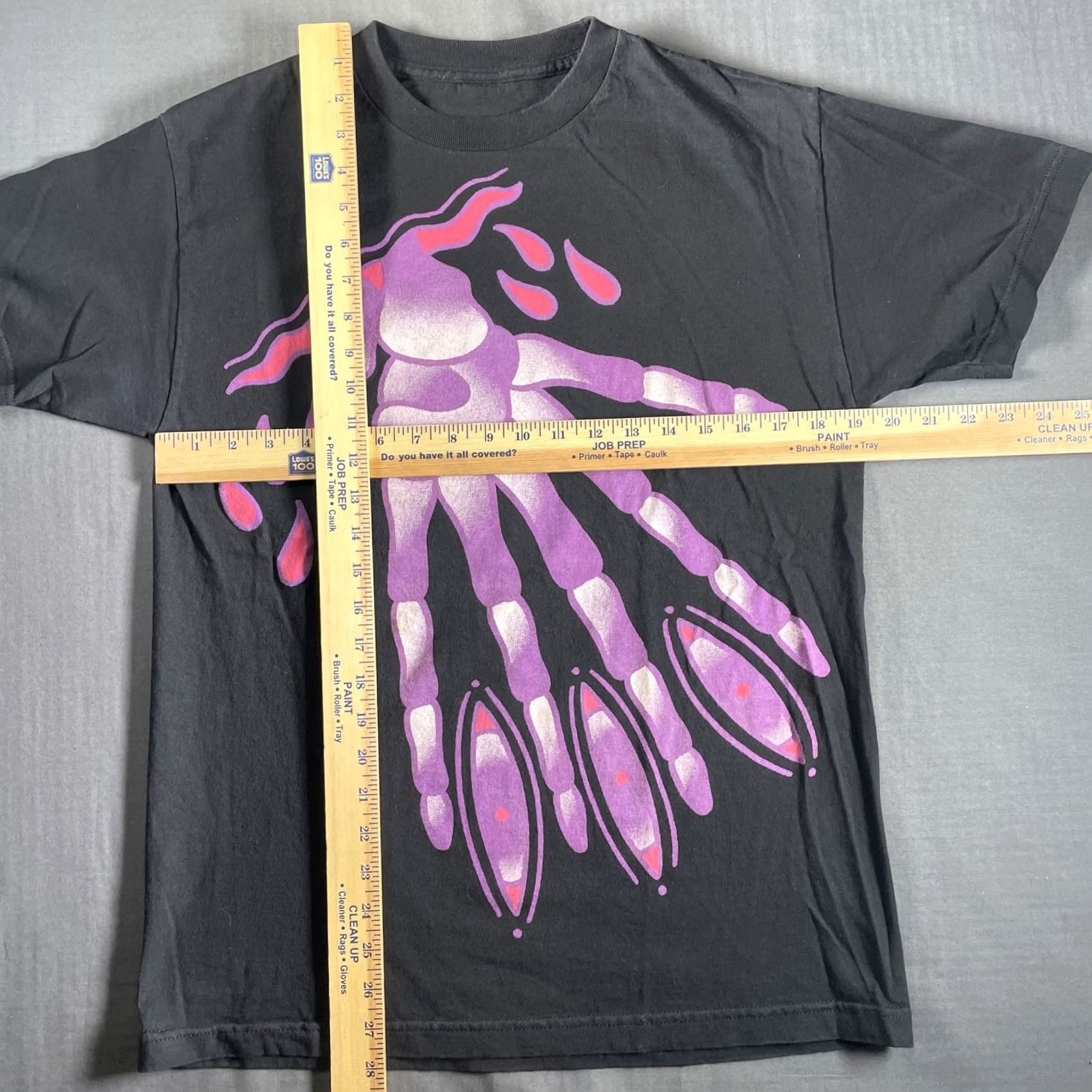 Vintage Seventh Letter Shirt Mens Medium Black Bert Krak Graphic Skeleton Hand Limited Edition 0697 Size US M / EU 48-50 / 2 - 3 Thumbnail