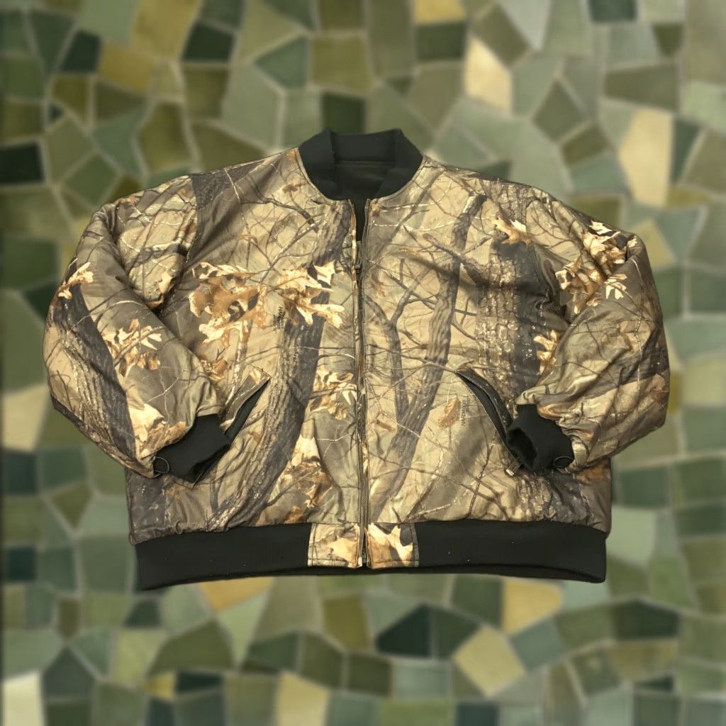 Beretta Mens Jacket Parka 2XL Brown Camo Waterproof Realtree Hardwoods Full Zip Lined Pockets