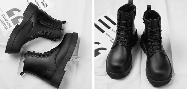 Japanese Brand Casual PU Leather Boot Size US 8 / EU 41 - 13 Thumbnail