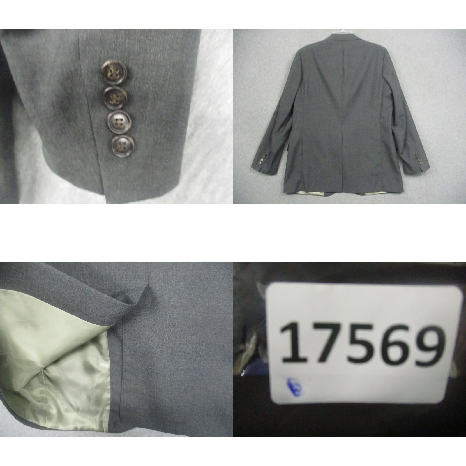 Ralph Lauren Polo University Club Ralph Lauren Blazer Mens 40R Gray Sport Coat 2 Button Lined Size US XL / EU 56 / 4 - 9 Thumbnail