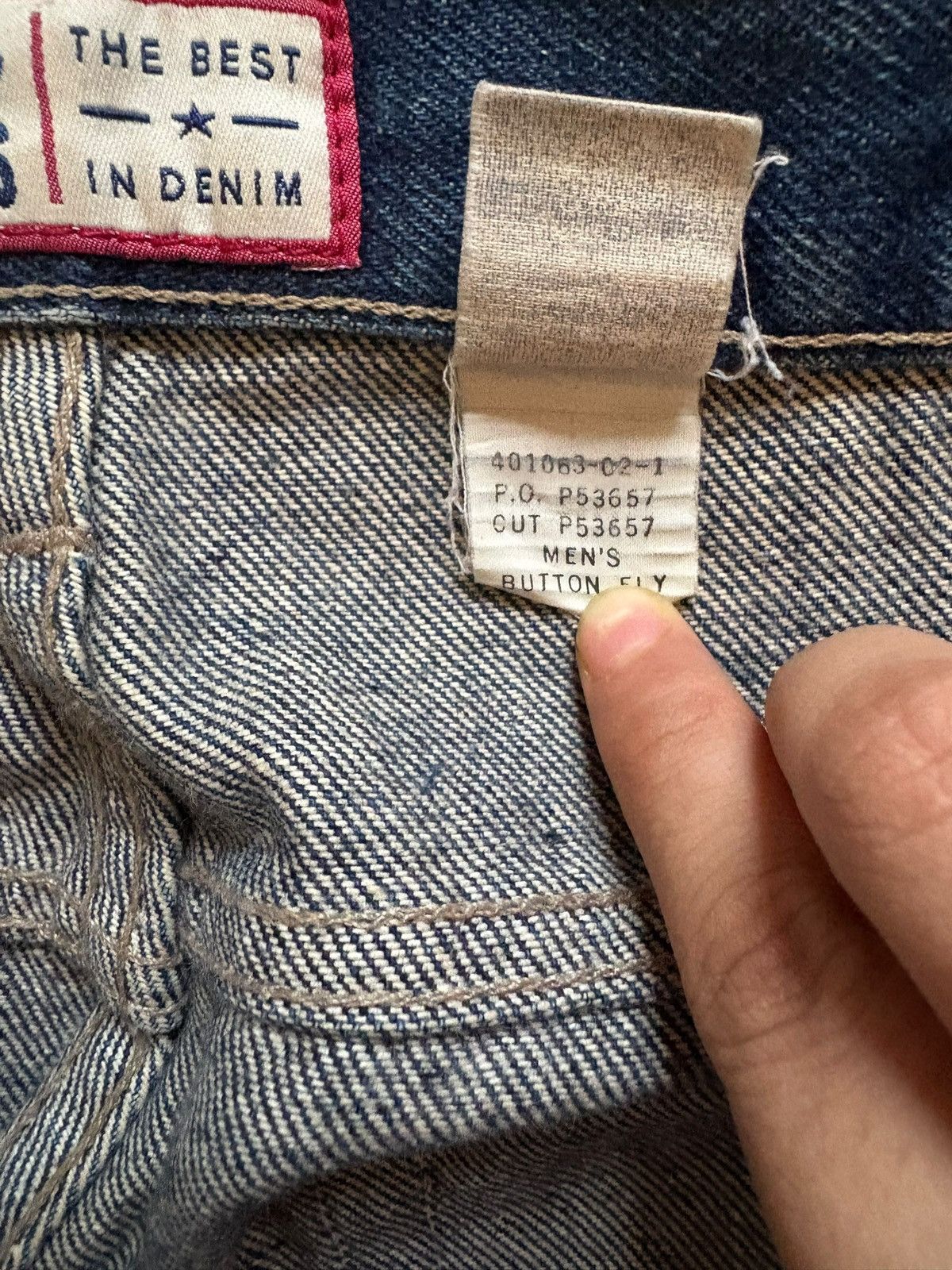 Japanese Brand Vintage Japanese Brand Mud Wash Distressed Baggy Jeans Size US 37 - 10 Thumbnail