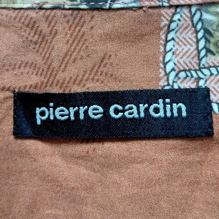 Pierre Cardin Pierre Cardin Hawaiian Shirt Brown Floral Woven Short Sleeve Men Size XL Size US XL / EU 56 / 4 - 3 Thumbnail