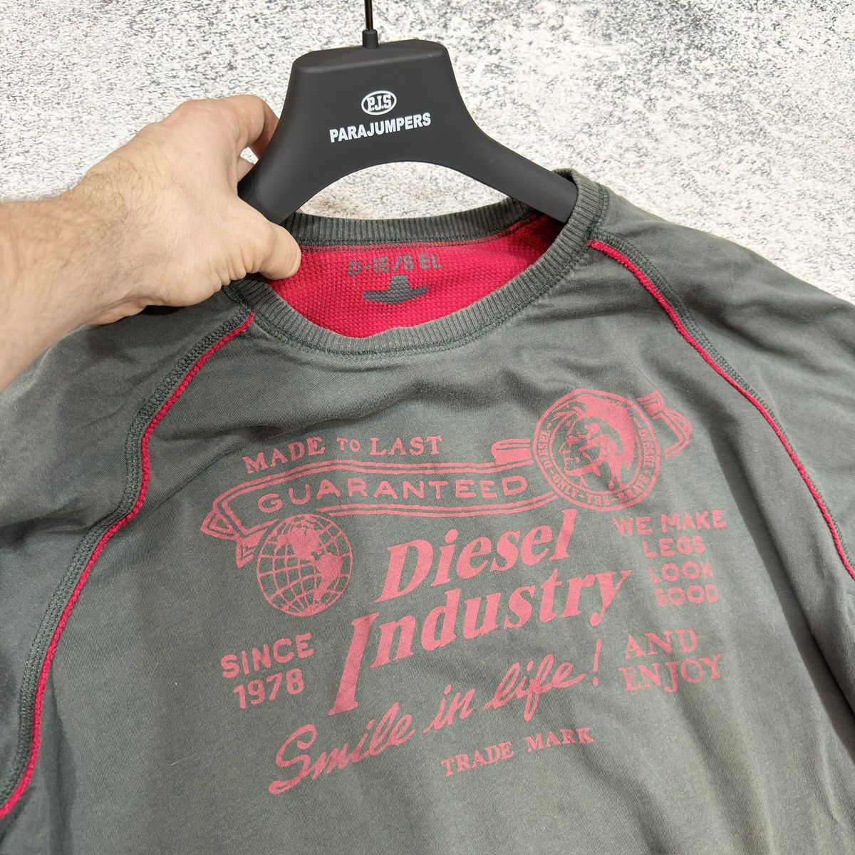 Diesel × Vintage Diesel Vintage Mens Sweatshirt XL size Size US XL / EU 56 / 4 - 4 Thumbnail