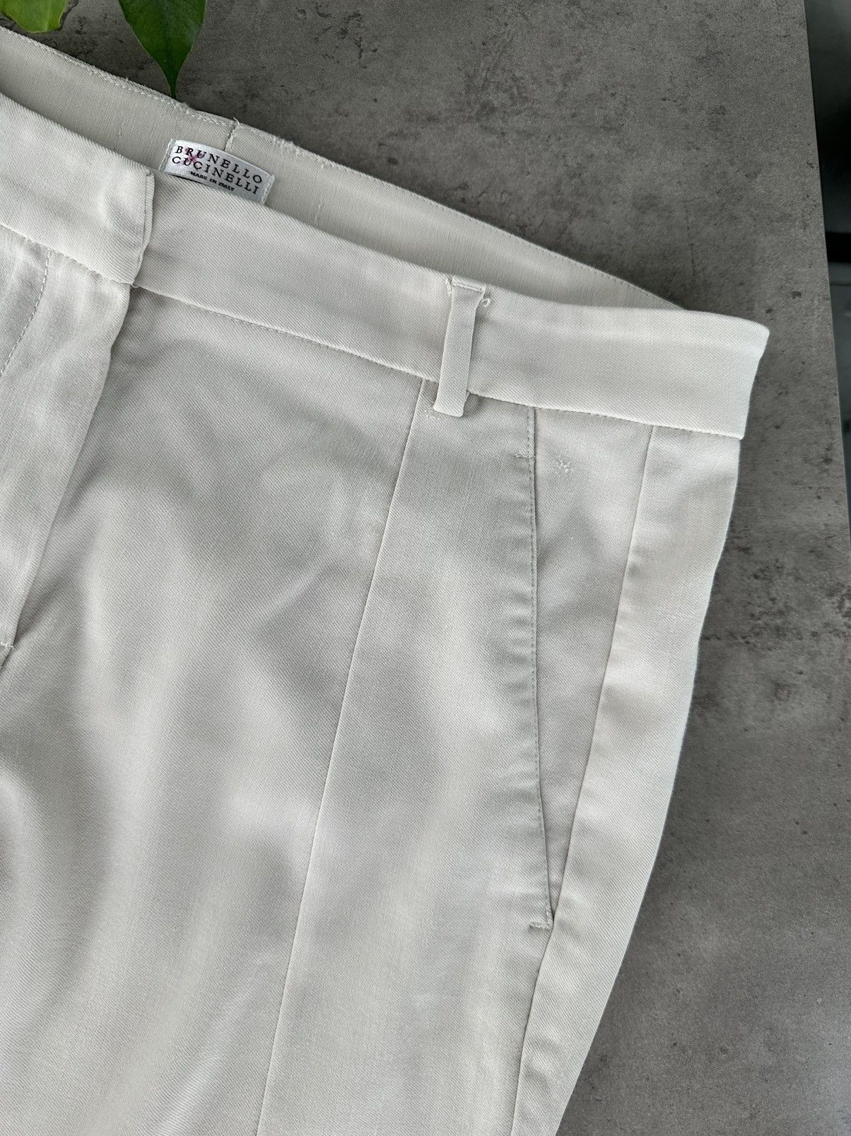 Brunello Cucinelli Brunello Cucinelli Cropped Pants Size 28" / US 6 / IT 42 - 6 Thumbnail