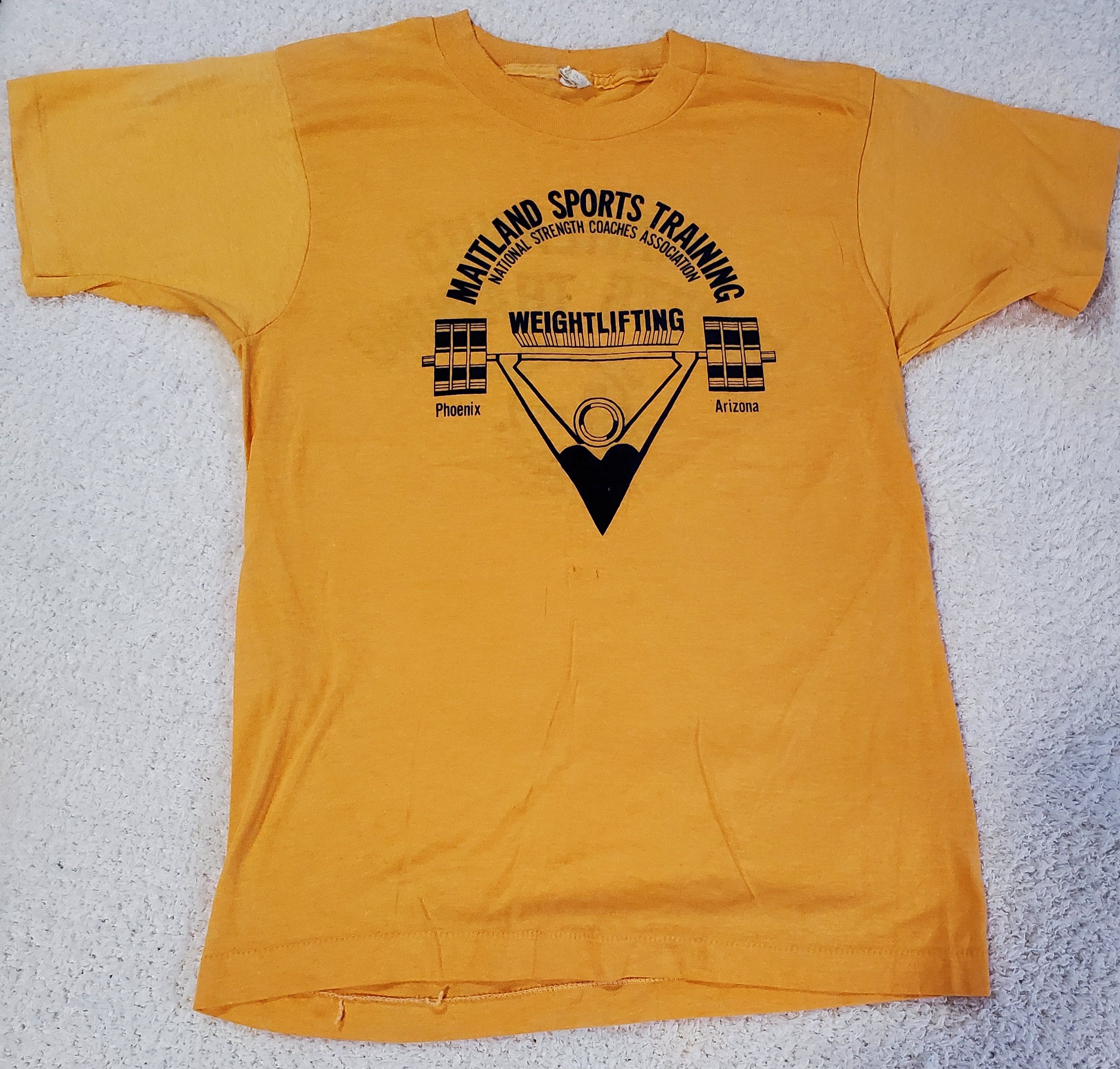 Vintage Vintage weightlifting stregnth training nsca arizona Size US S / EU 44-46 / 1 - 1 Thumbnail