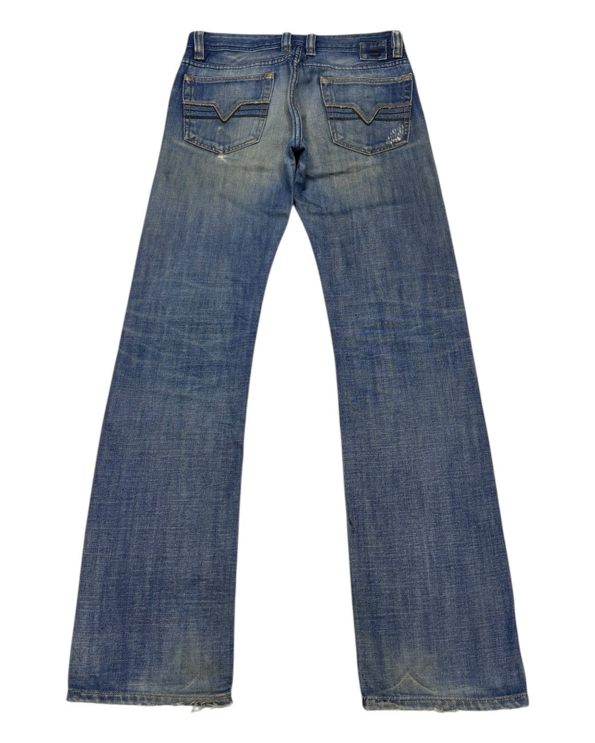 Diesel 🔥RARE DIESEL DENIM CUSTOM MADE AGEHA PAINT DISTRESS DENIM Size US 30 / EU 46 - 2 Thumbnail