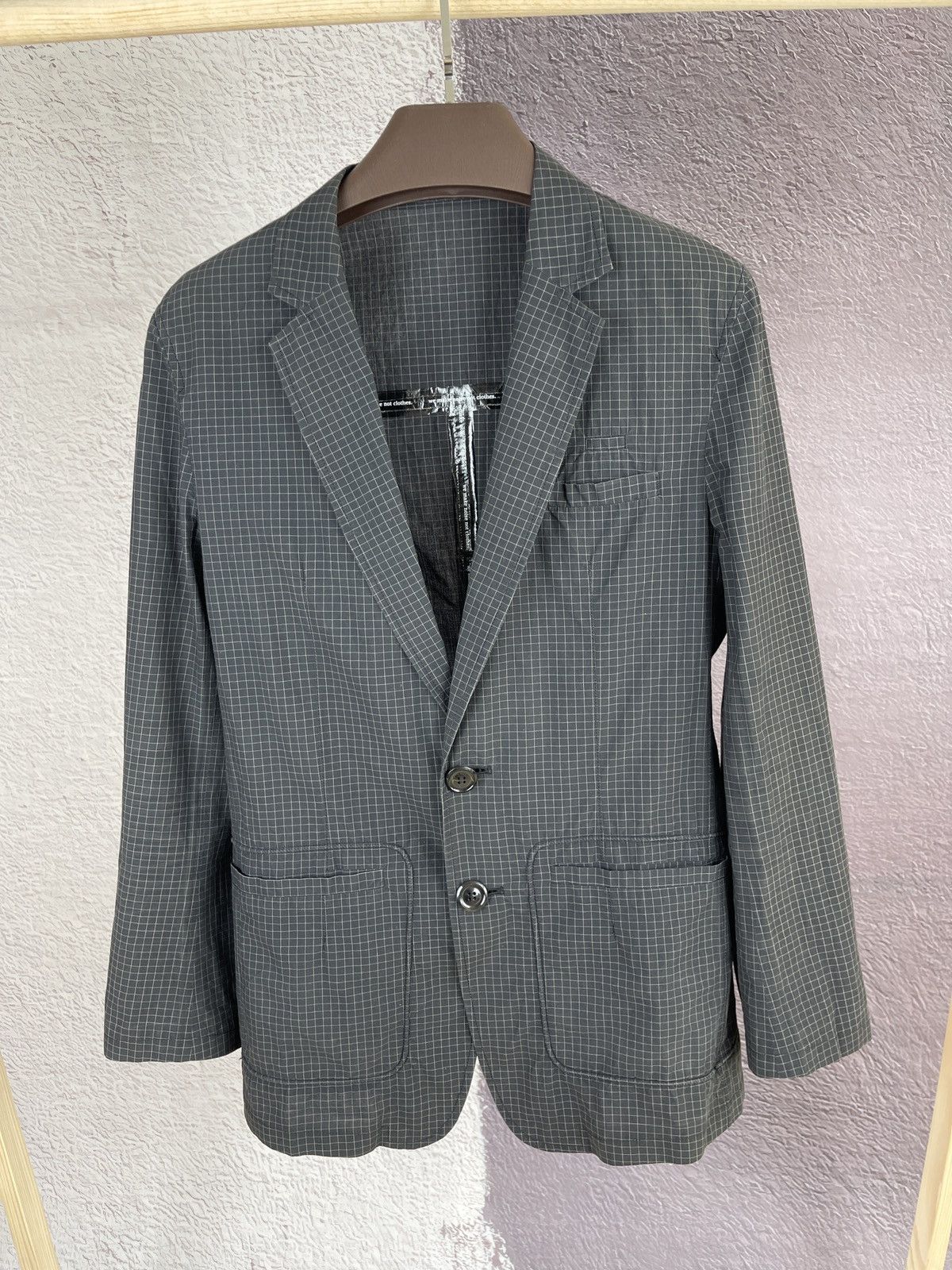 Japanese Brand Undercoverism "We Make Clothes Not Noise" Blazer checkered Size 38R - 2 Thumbnail