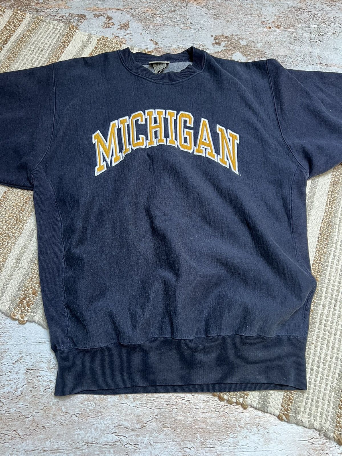 Vintage Steve and Barry’s Michigan vintage sweatshirt Size US XL / EU 56 / 4 - 3 Thumbnail
