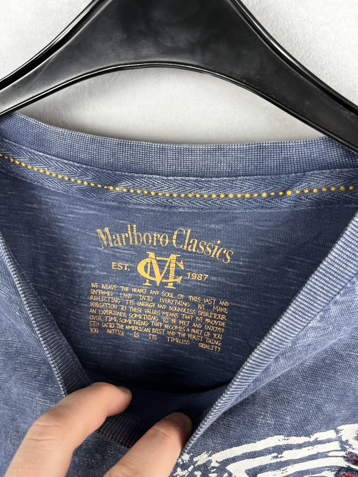 Marlboro Marlboro Classics long sleeve western style vintage Size US L / EU 52-54 / 3 - 5 Thumbnail