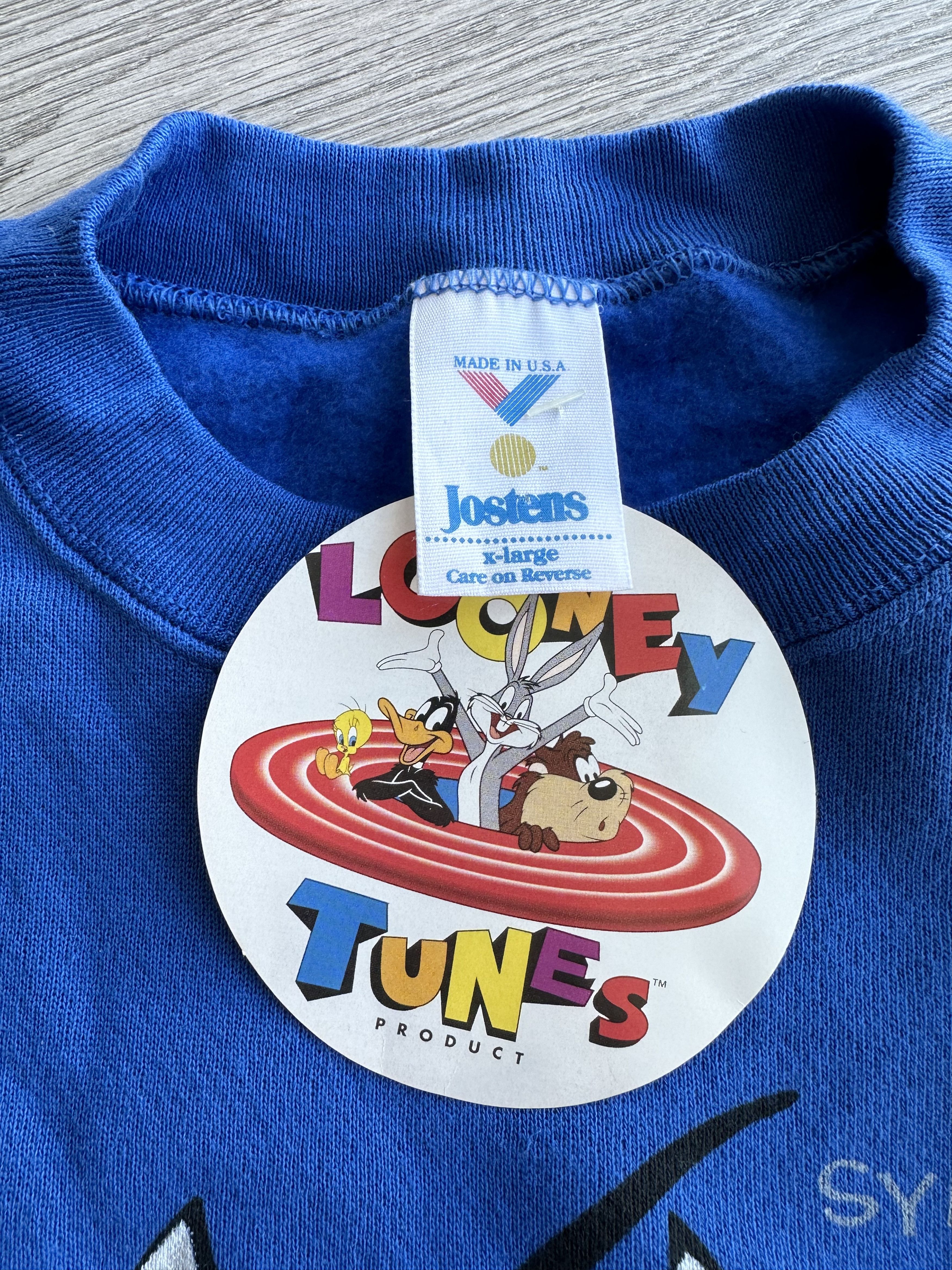Disney × Vintage × Warner Bros Warner Bros Disney Sylvester vintage sweatshirt Size US XL / EU 56 / 4 - 7 Thumbnail