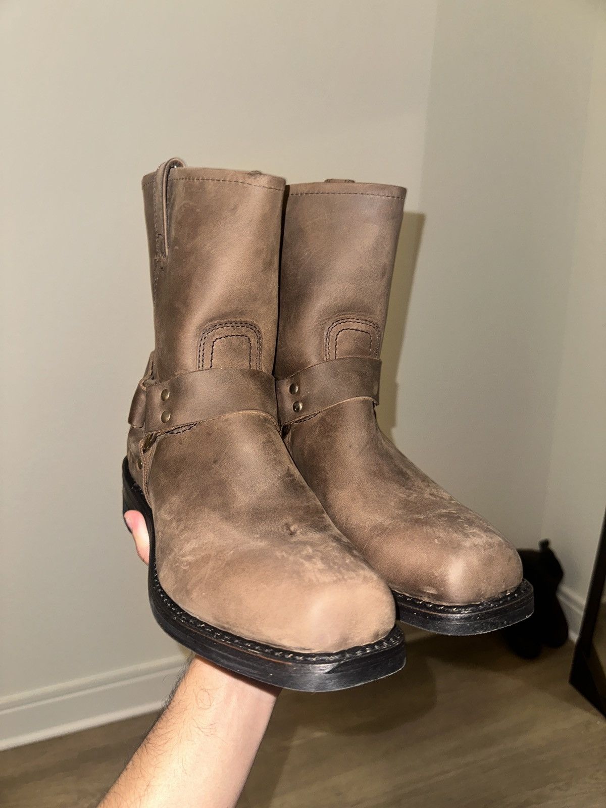 Frye Frye harness boots 8R tan color Size US 10 / EU 43 - 3 Thumbnail