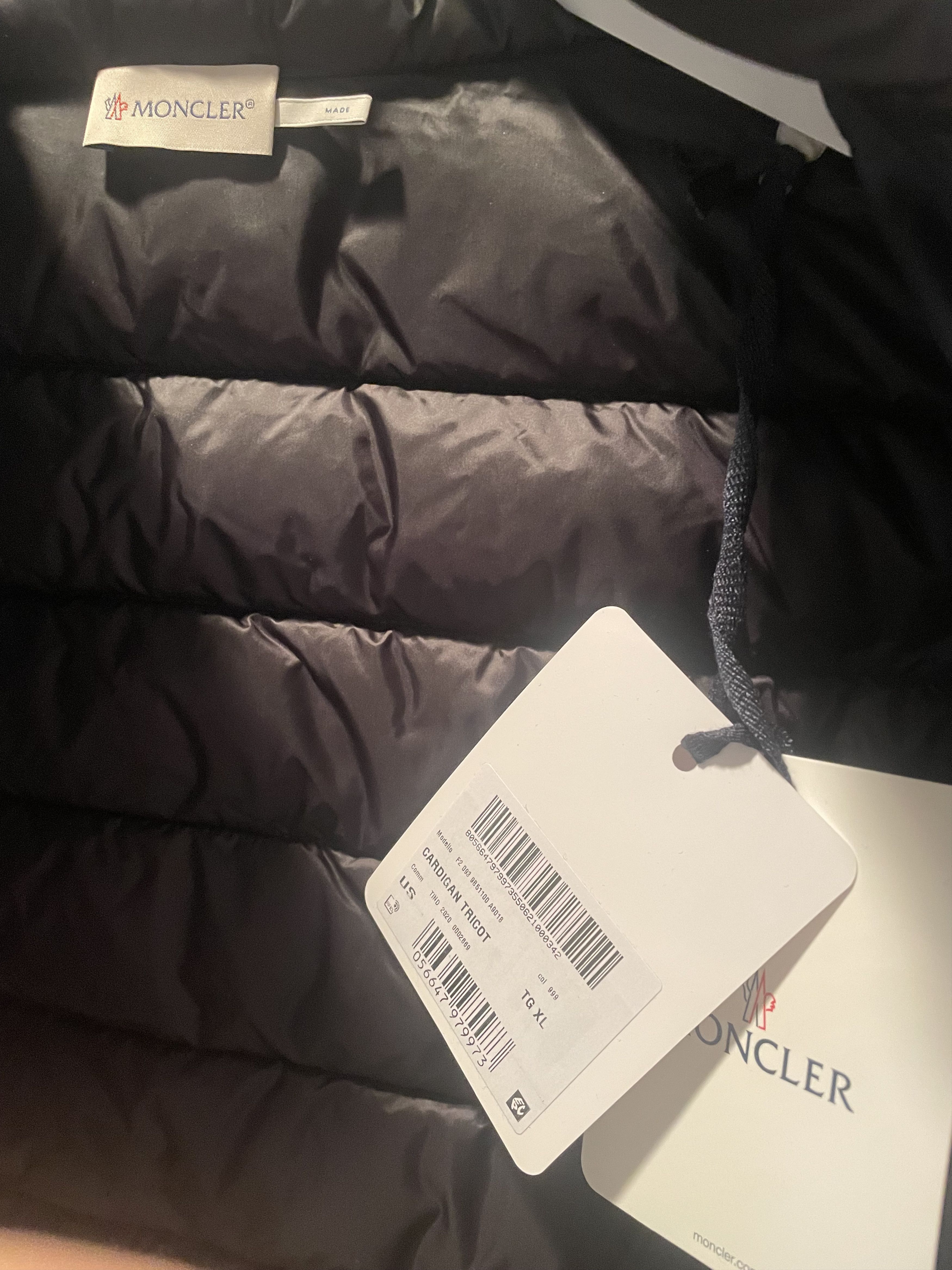 Moncler Moncler Cardigan Tricot (Black/Size:XL) Size XL / US 12-14 / IT 48-50 - 5 Thumbnail