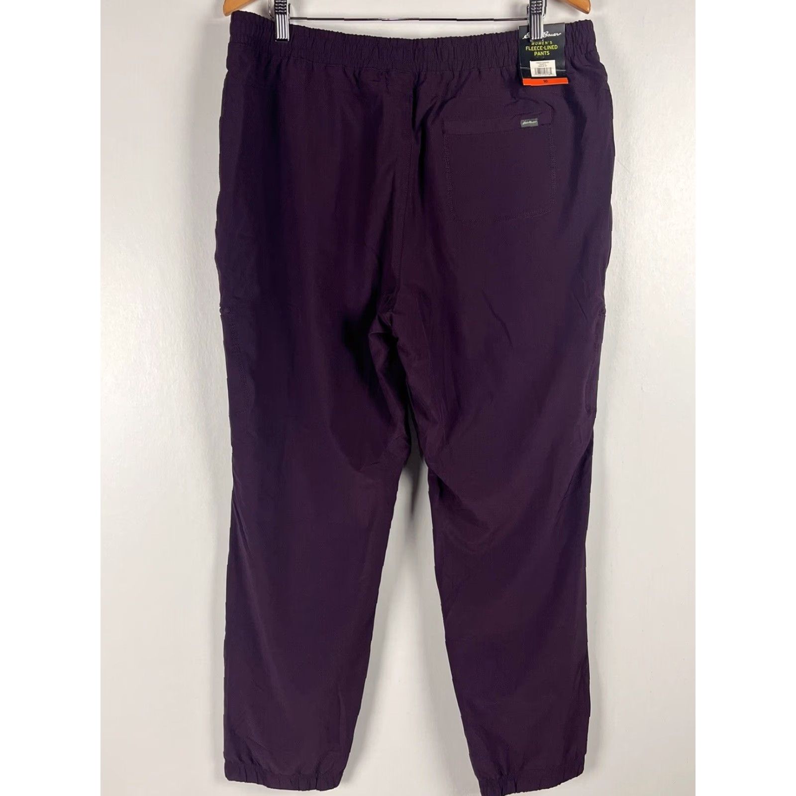 Eddie Bauer Eddie Bauer Fleece Lined Pant Size 16 Purple NWT Warm Comfy Drawstring Casual Size 38" / US 16 / IT 52 - 3 Thumbnail