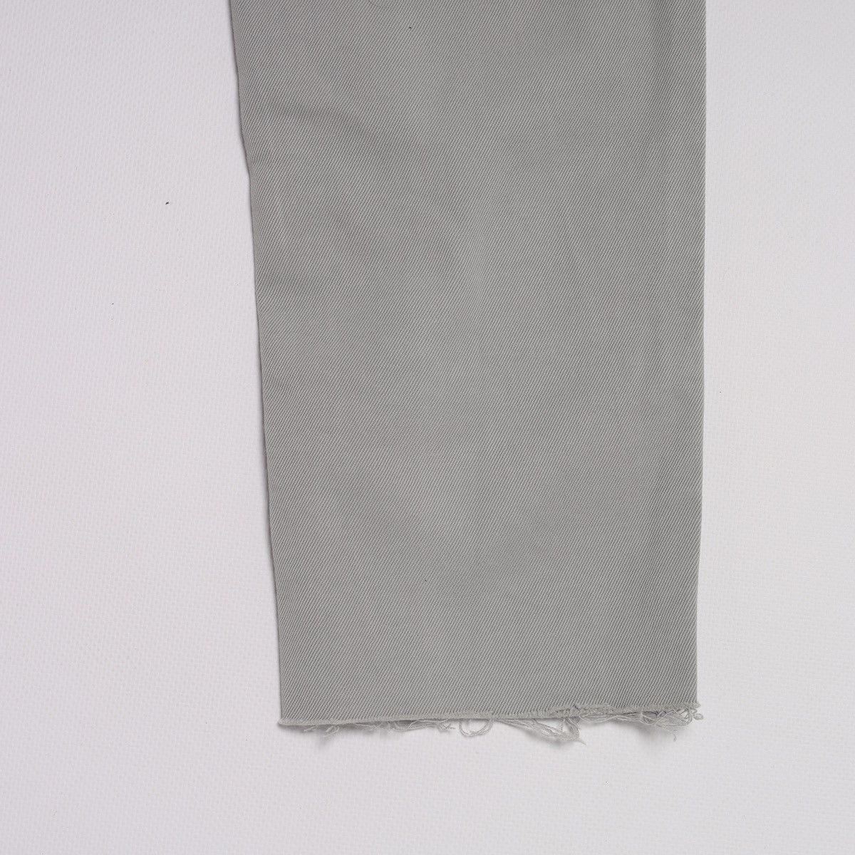 Prada Prada Gray Cotton Pants Logo Raw Edge Size 27" / US 4 / IT 40 - 15 Thumbnail