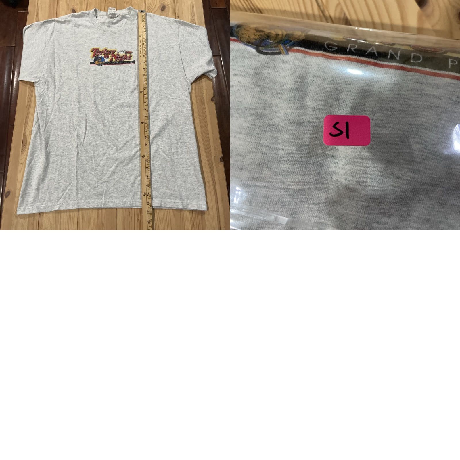 Fruit Of The Loom TURKEY NIGHT GRAND PRIX RACING 2002 T-SHIRT IRWINDALE 62nd Running XL Men Gray Graphic Tee Racing Fruit of the Loom XL Size US XL / EU 56 / 4 - 8 Thumbnail
